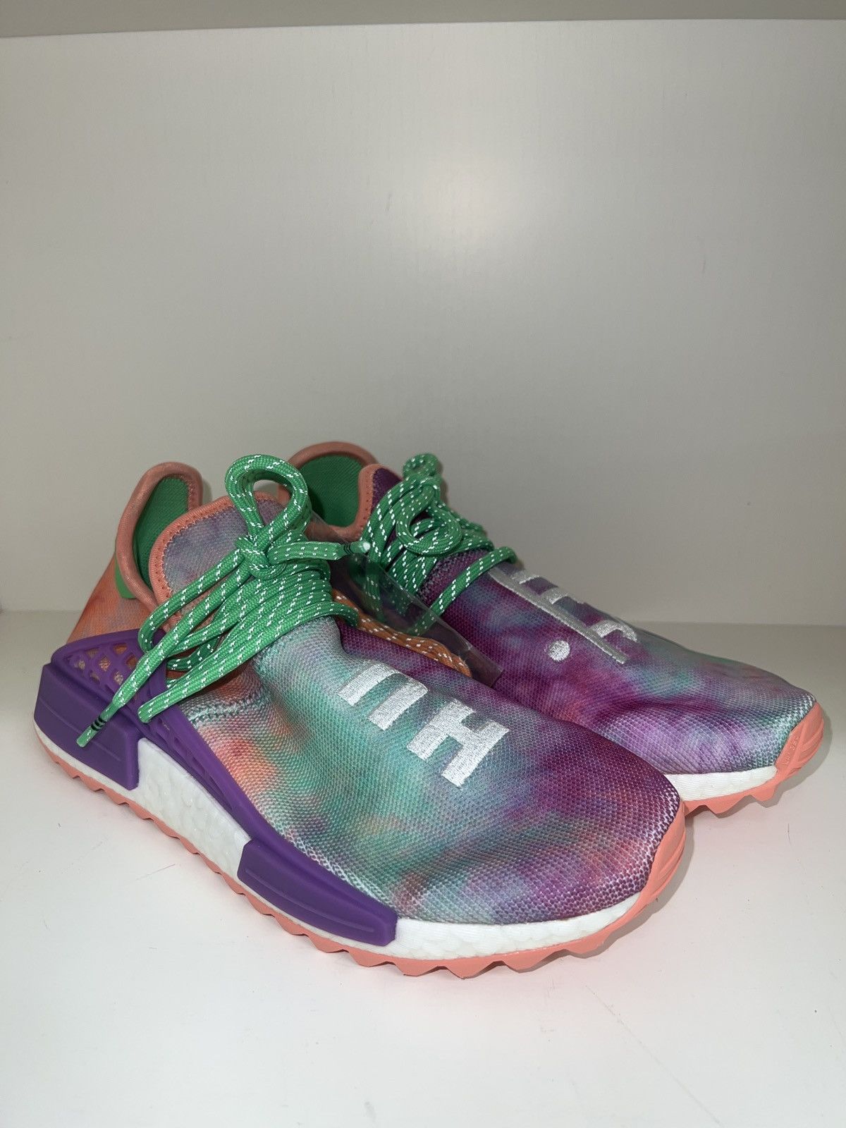 NMD Human Race Trail Holi Festival Orange Pink AC7034 6.5 Footwear