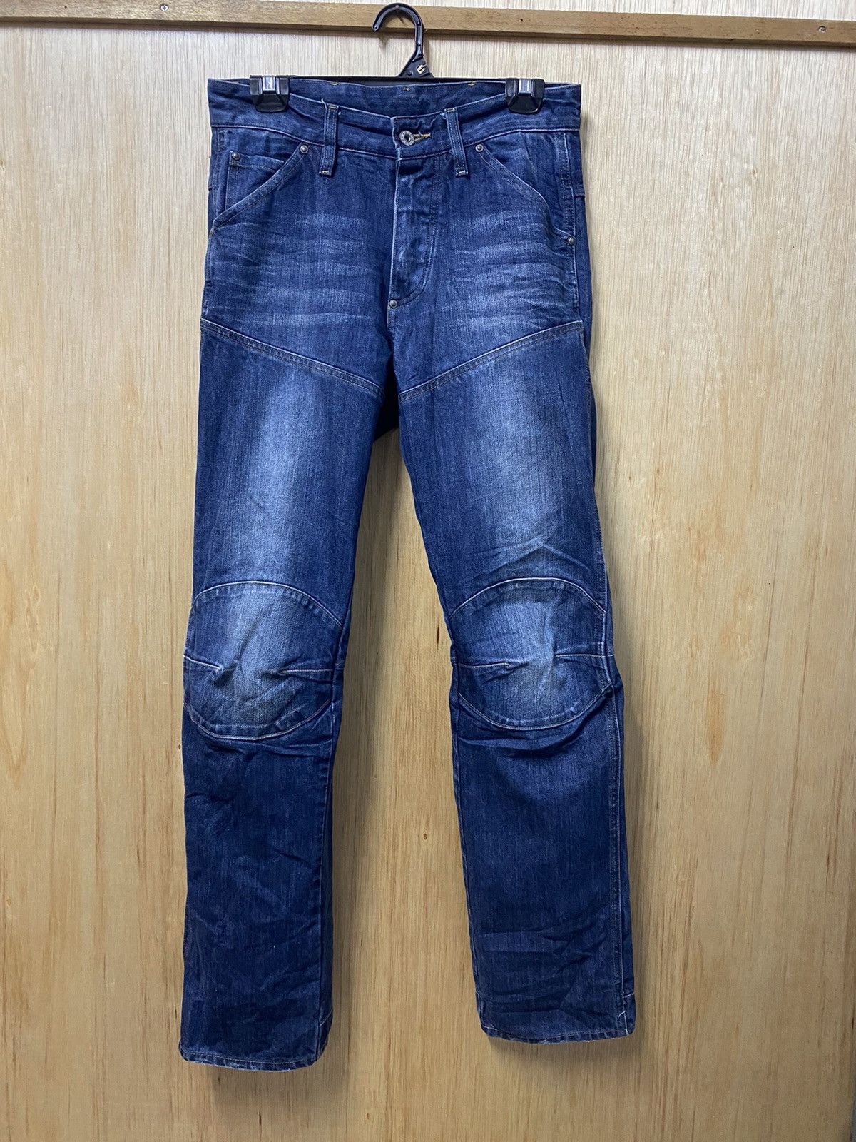 G-Star × Japanese Brand G Star Raw 3D Tapered Denim Biker Jeans @261 Size US 30 / EU 46 - 1 Thumbnail
