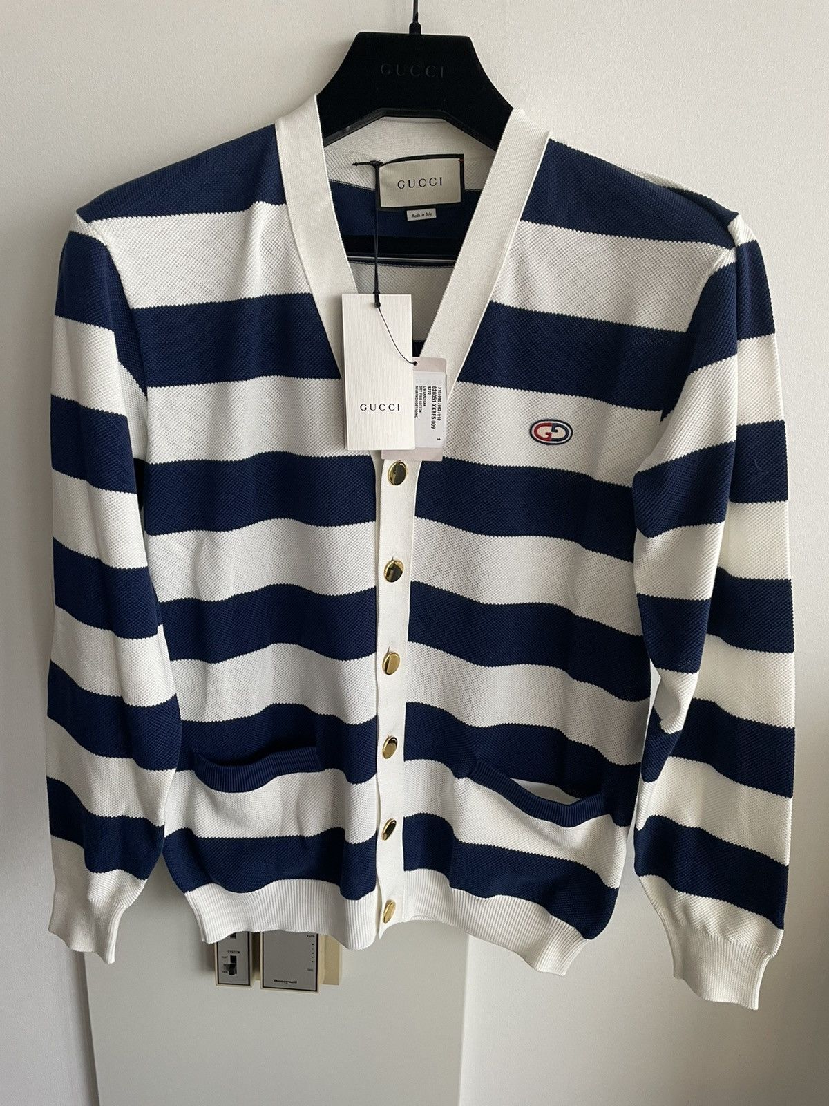 Gucci Rare Limited Super Runway BrandNew GG Logo Cardigan Sweater Size M / US 6-8 / IT 42-44 - 22 Thumbnail