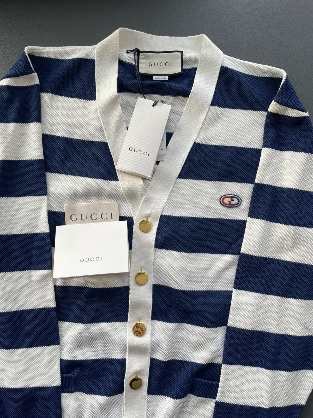 Gucci Rare Limited Super Runway BrandNew GG Logo Cardigan Sweater Size M / US 6-8 / IT 42-44 - 21 Thumbnail