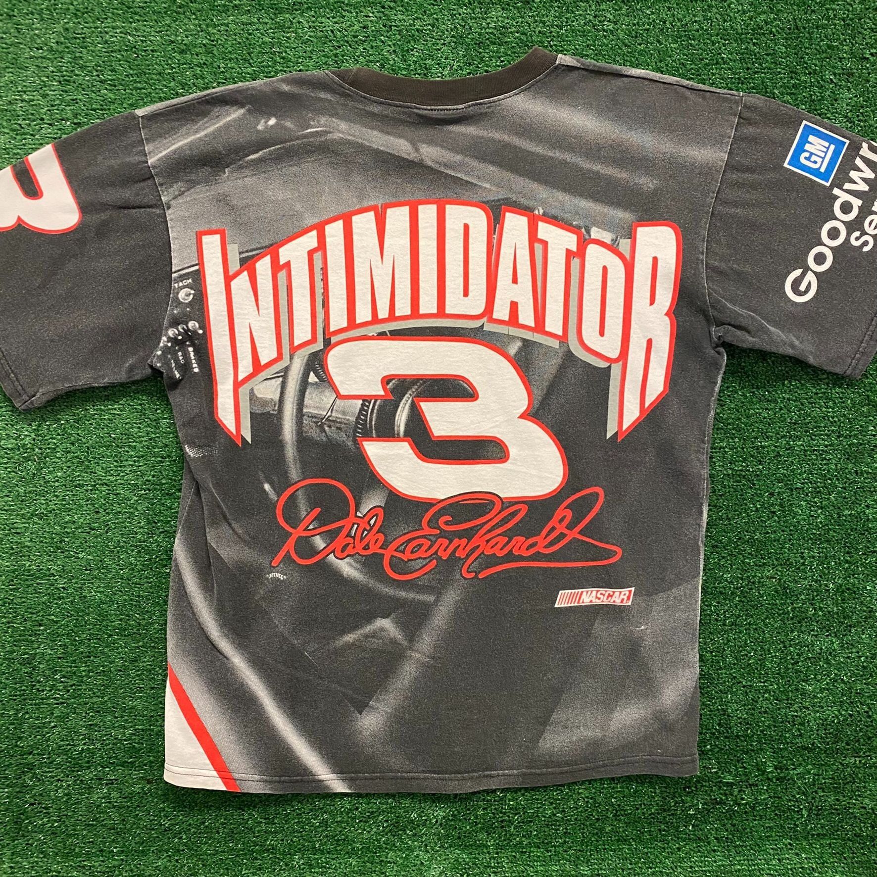 NASCAR Dale Earnhardt Vintage 90s NASCAR AOP T-Shirt Size US L / EU 52-54 / 3 - 4 Thumbnail