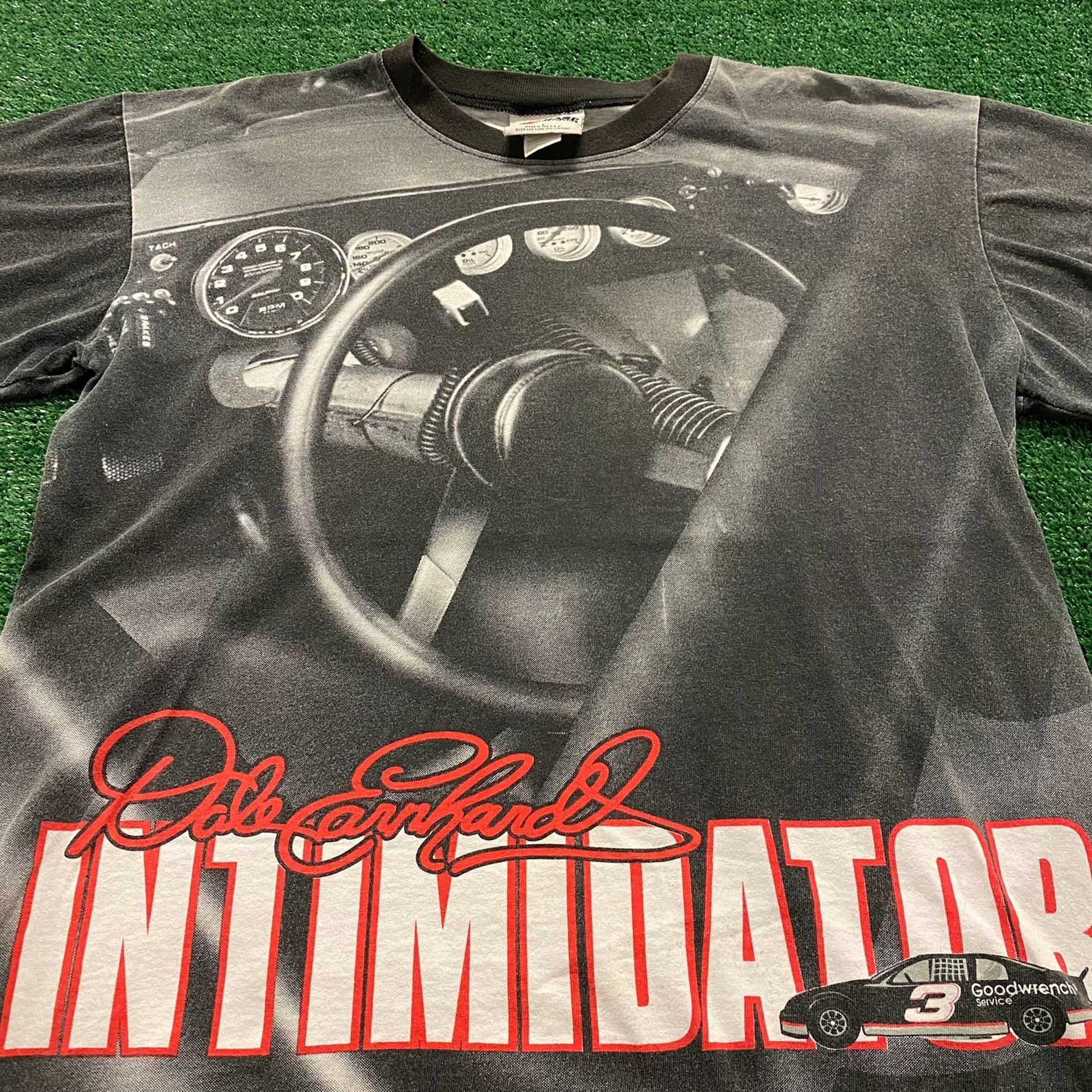 NASCAR Dale Earnhardt Vintage 90s NASCAR AOP T-Shirt Size US L / EU 52-54 / 3 - 2 Thumbnail