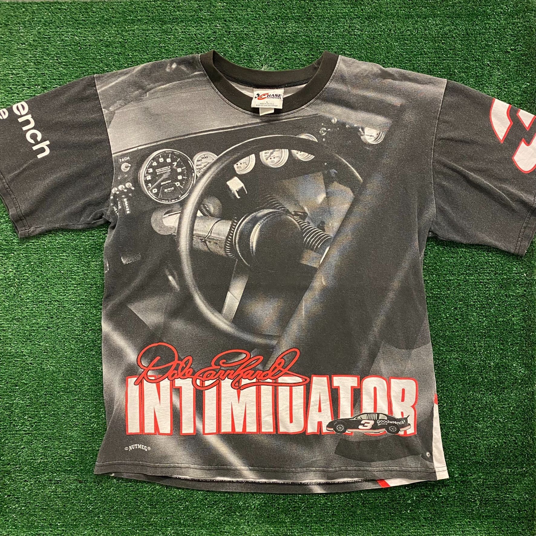 NASCAR Dale Earnhardt Vintage 90s NASCAR AOP T-Shirt Size US L / EU 52-54 / 3 - 1 Thumbnail