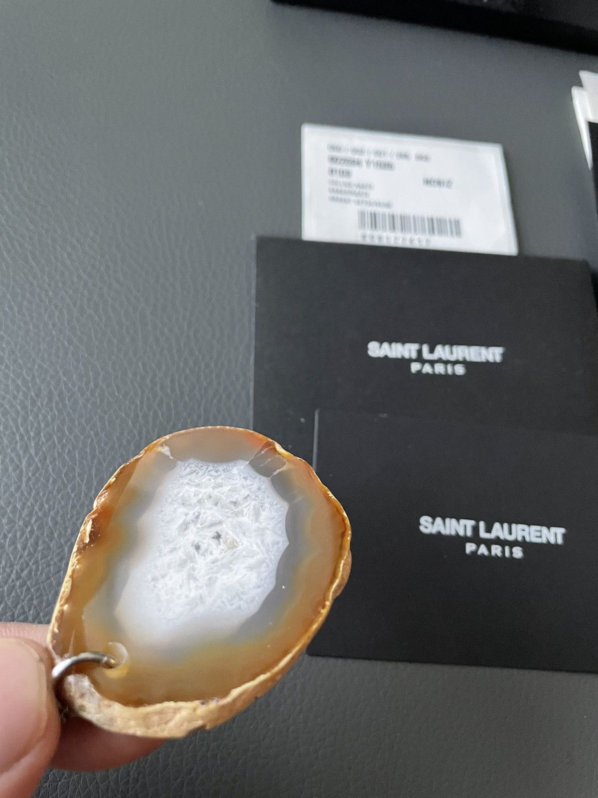 Saint Laurent Paris × Yves Saint Laurent Limited Edition Brand New Runway Precious Stone Necklace Size ONE SIZE - 10 Thumbnail