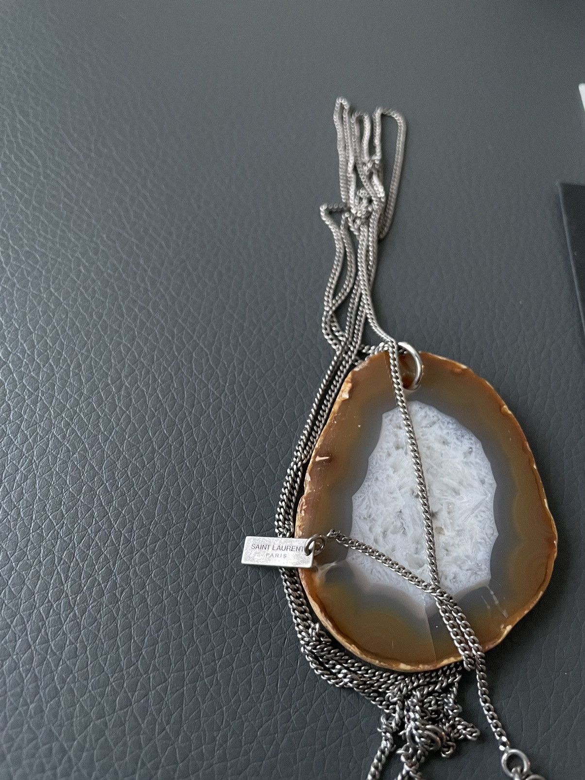 Saint Laurent Paris × Yves Saint Laurent Limited Edition Brand New Runway Precious Stone Necklace Size ONE SIZE - 6 Thumbnail