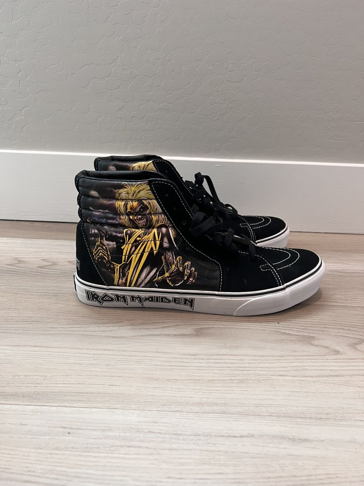 Iron maiden vans sk8 hi best sale