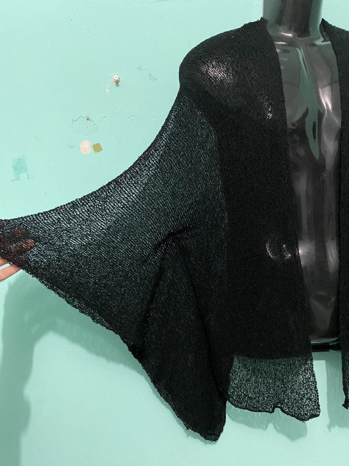 Other MALAIKA RAYON CROCHET NETTING WRAPPED CARDIGAN Size US M / EU 48-50 / 2 - 4 Thumbnail