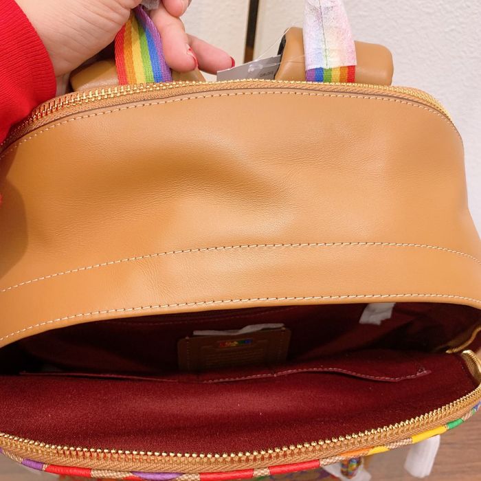 Coach West Backpack In Rainbow Signature Canvas Grailed