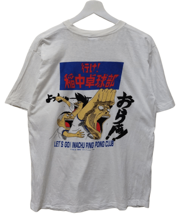 Rare Rare🔥Vintage Banpresto Let's Go Inachu Ping Pong Club Tee