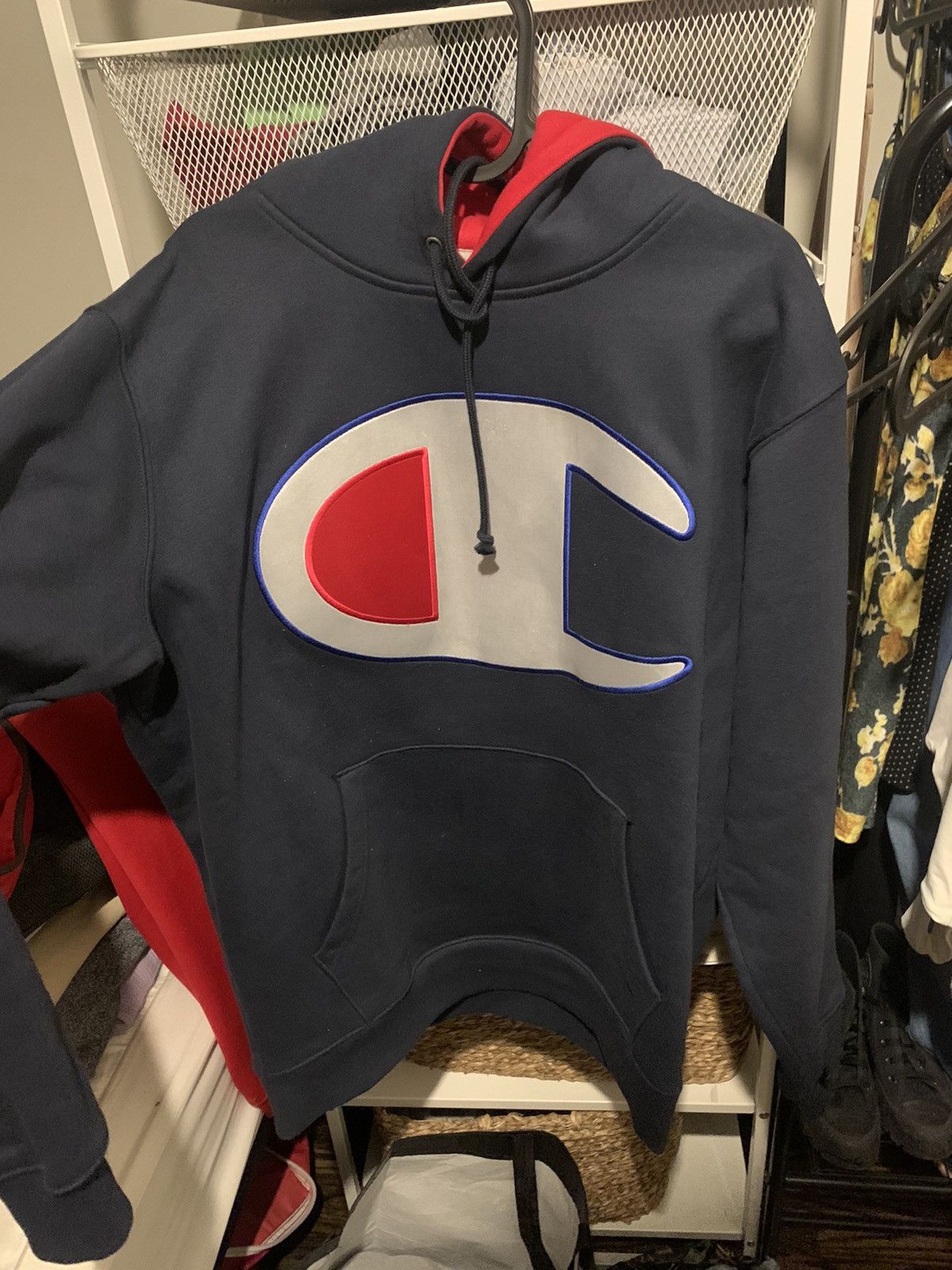 Supreme X Champion Hoodie Blue Sportswear Supreme Champion Hoodie 