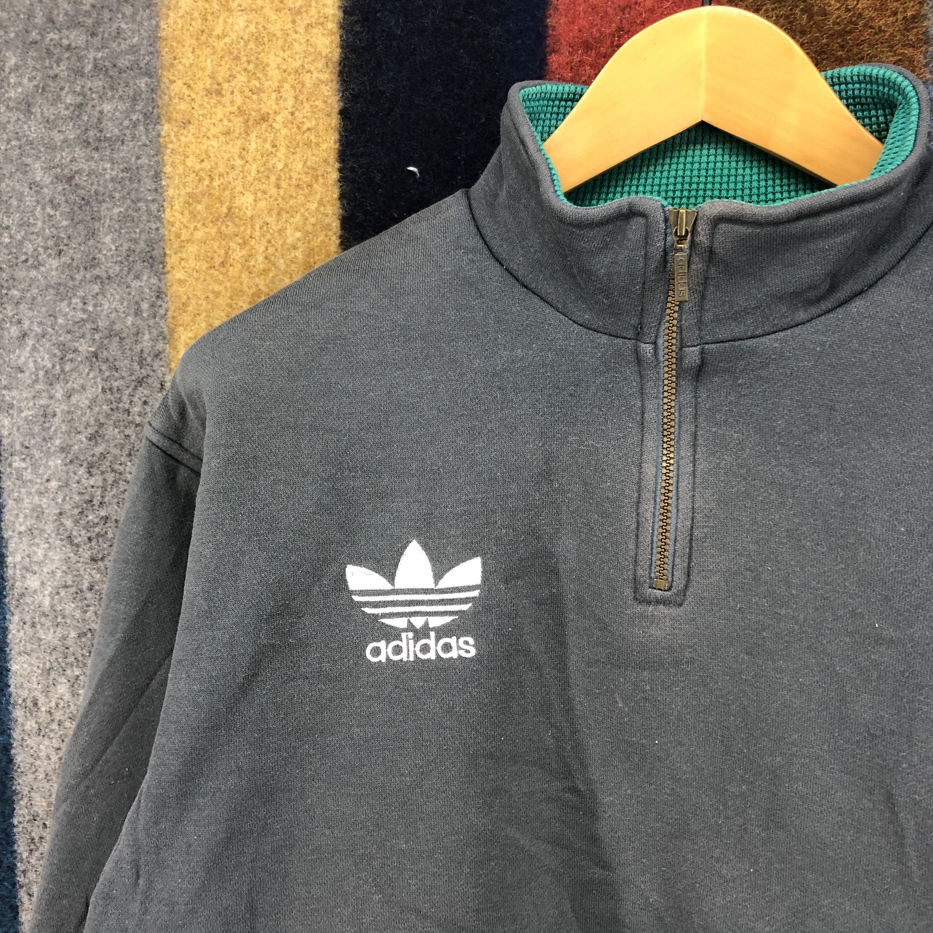 Adidas ADIDAS TRIFOIL Zip Ups Sweatshirt #0676/AC Size US M / EU 48-50 / 2 - 2 Thumbnail