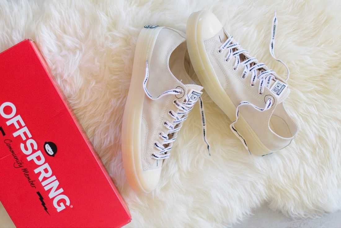 Converse Converse X Offspring Chuck 70 Low Suede Flip White | Grailed
