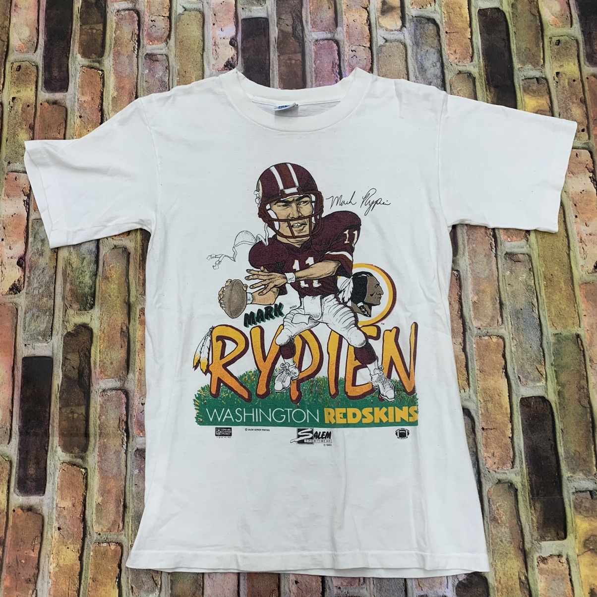 NFL × Salem Sportswear × Vintage Vintage Mark Rypien tee Size US S / EU 44-46 / 1 - 1 Thumbnail