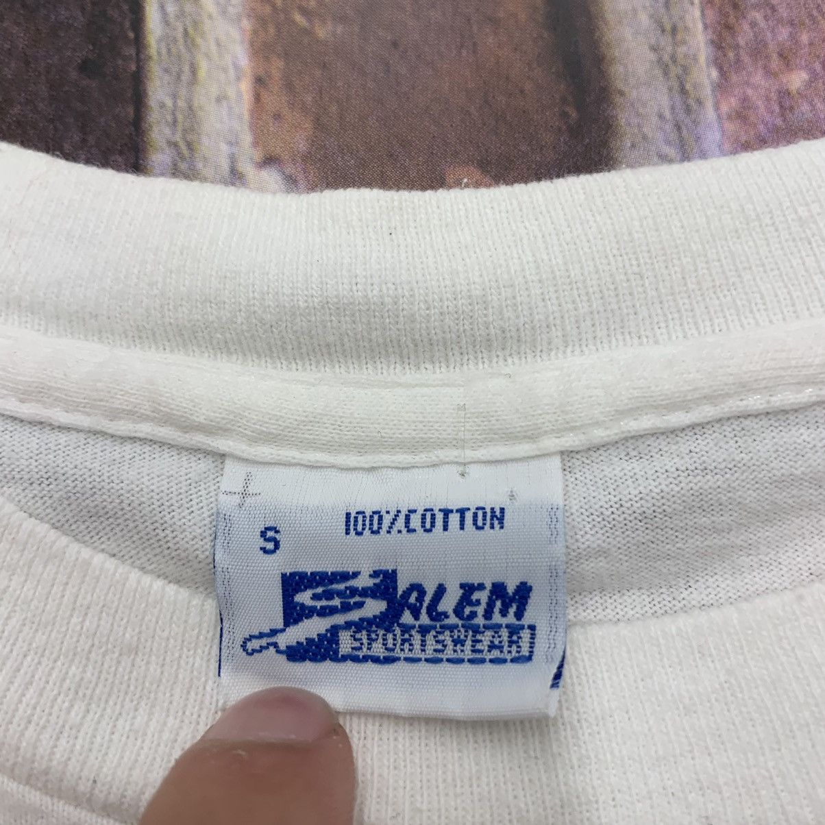 NFL × Salem Sportswear × Vintage Vintage Mark Rypien tee Size US S / EU 44-46 / 1 - 4 Thumbnail