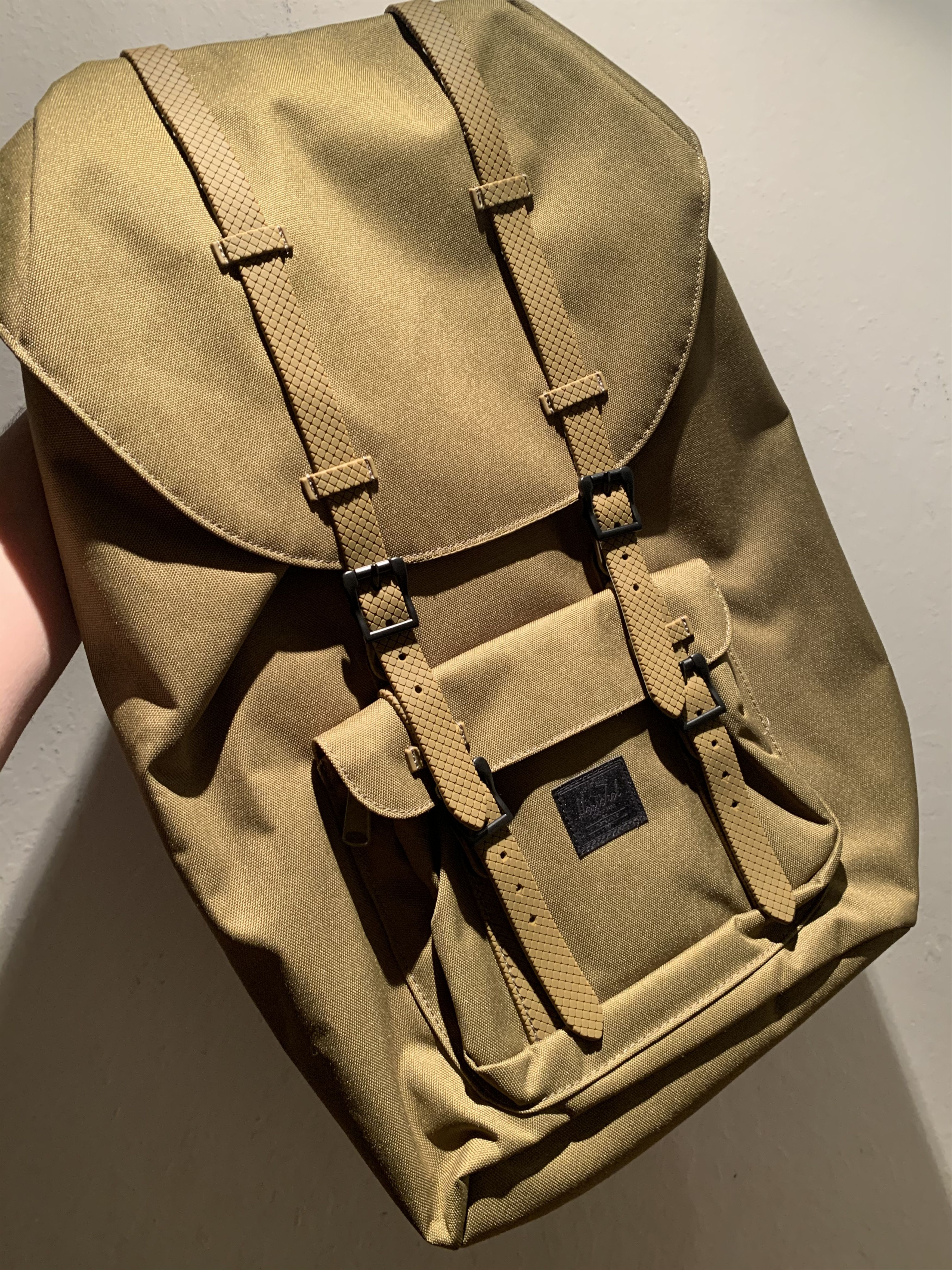 Herschel Supply Co. *RARE* Herschel Rubberized Magnetic Strap Backpack Size ONE SIZE - 2 Thumbnail