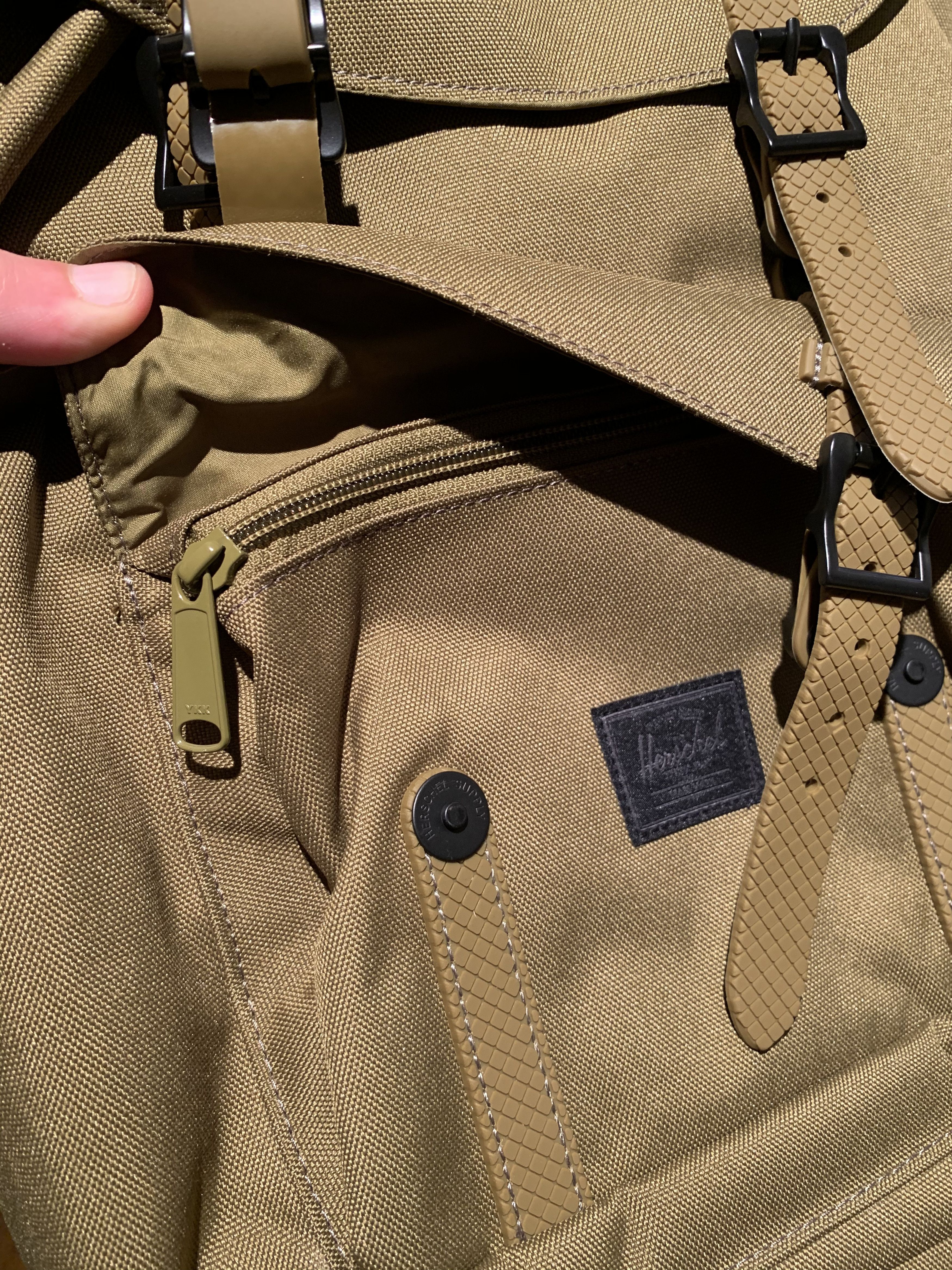 Herschel Supply Co. *RARE* Herschel Rubberized Magnetic Strap Backpack Size ONE SIZE - 7 Thumbnail