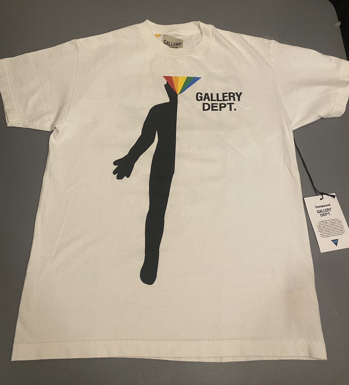 Gallery Dept. Gallery Dept X Compound Prism Tee Sz Small Size US S / EU 44-46 / 1 - 1 Thumbnail