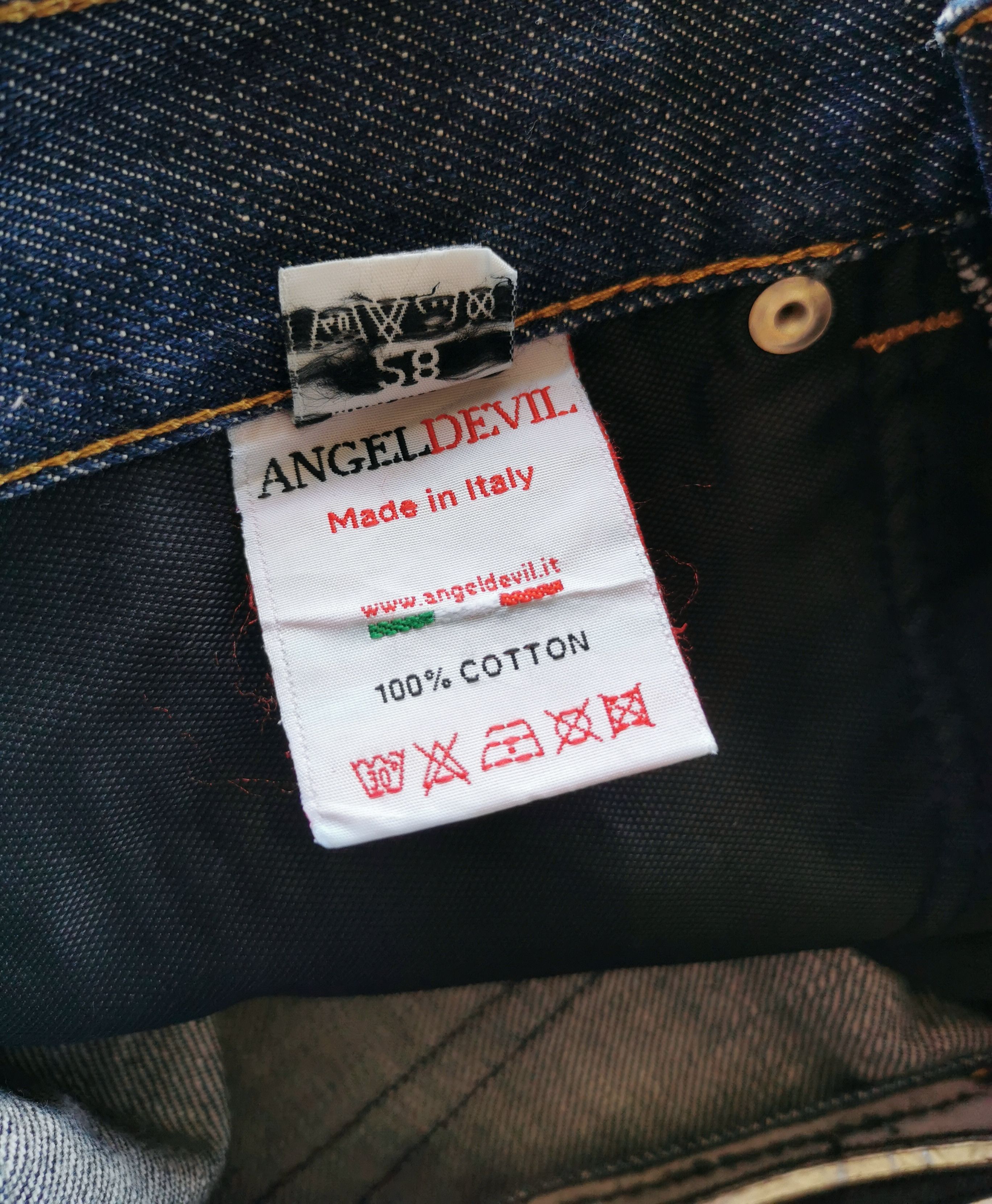 Jean Angel Devil Italy Jeans Size US 29 - 6 Thumbnail