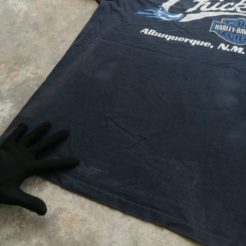 Harley Davidson × Vintage Vintage 1995 Harley Davidson Tees Faded Black Size US L / EU 52-54 / 3 - 12 Thumbnail