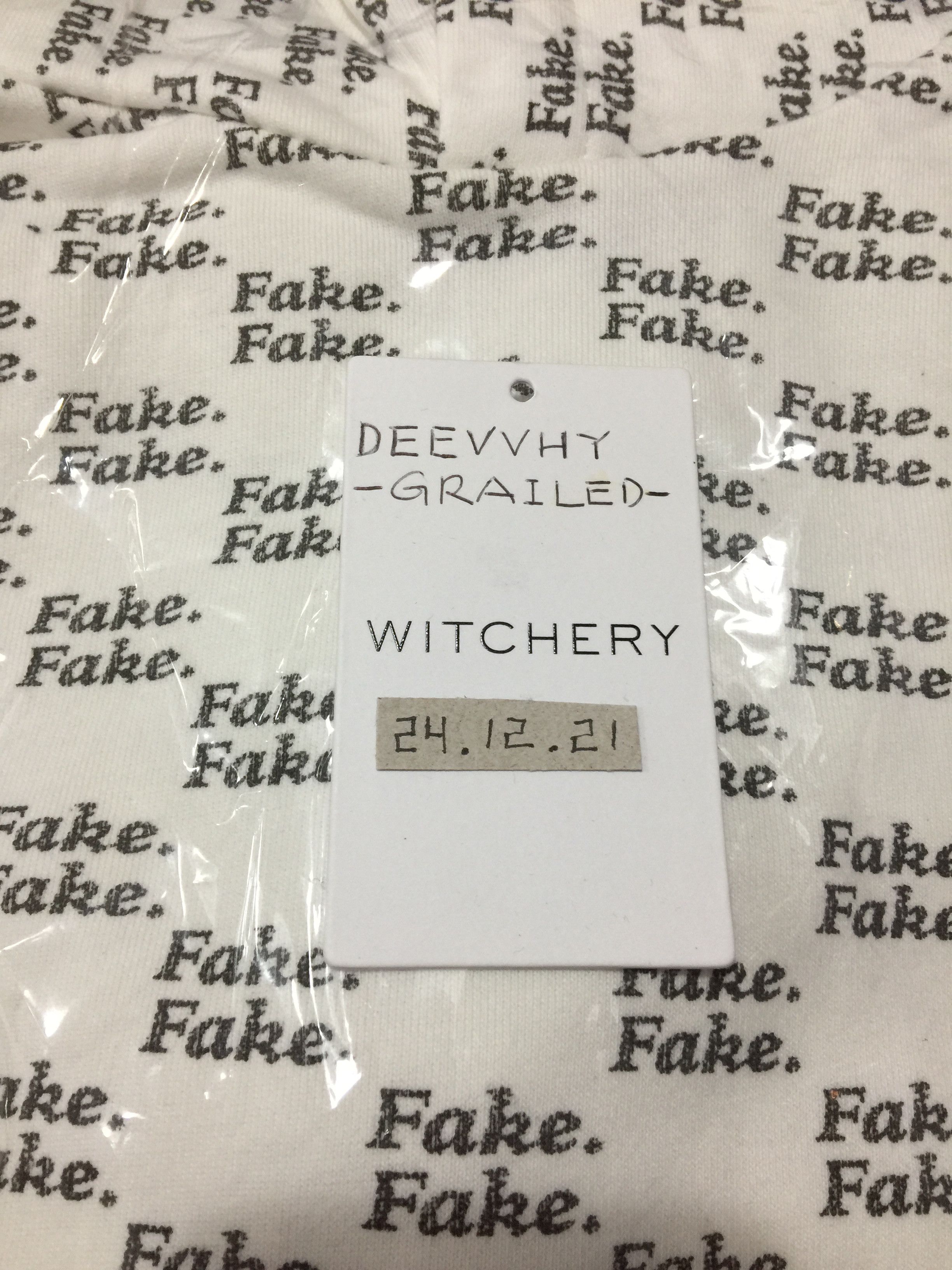 Limited Edition Fake Fake Hooded Sweatshirt Heavyweight
