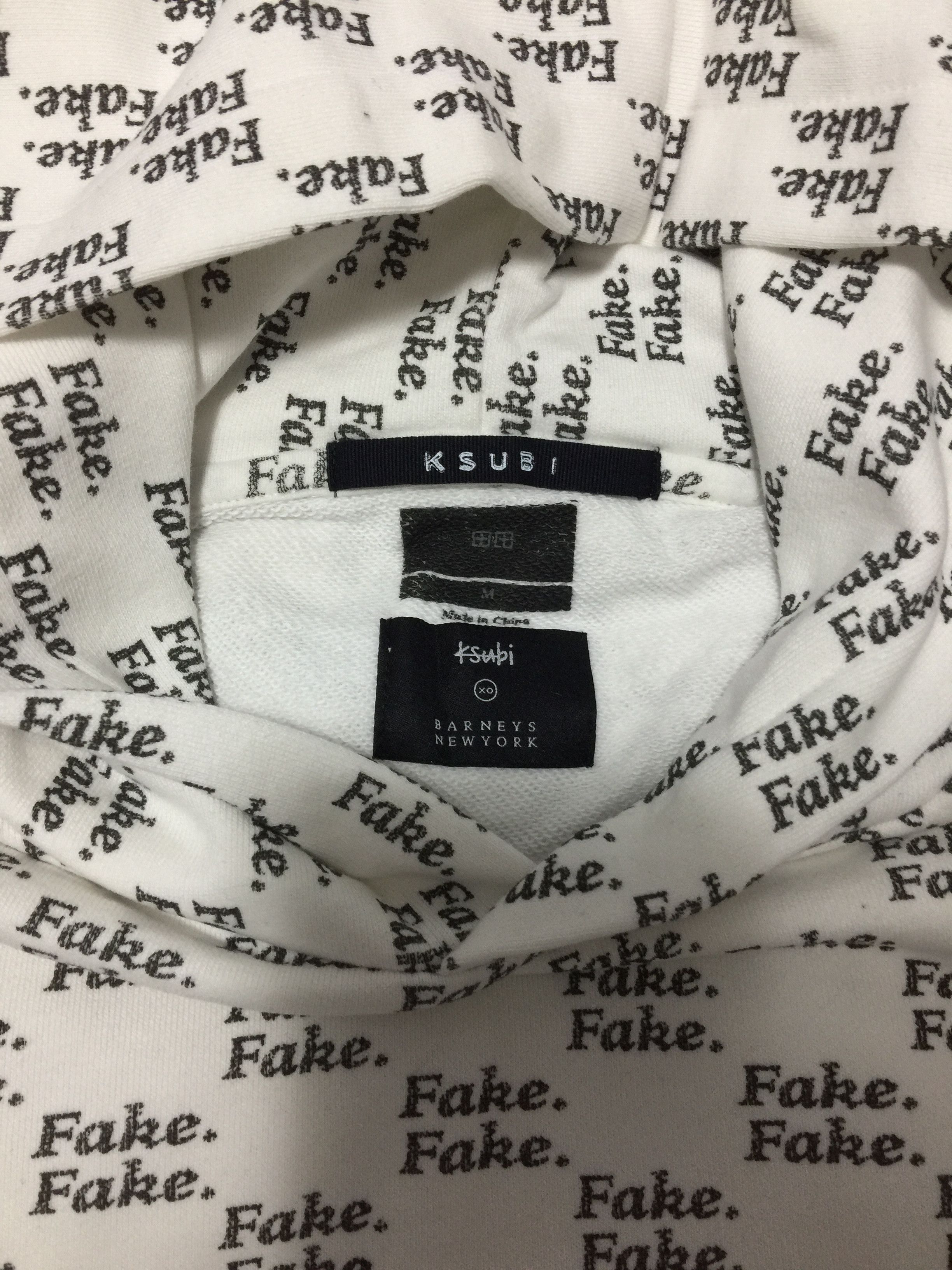 Limited Edition Fake Fake Hooded Sweatshirt Heavyweight