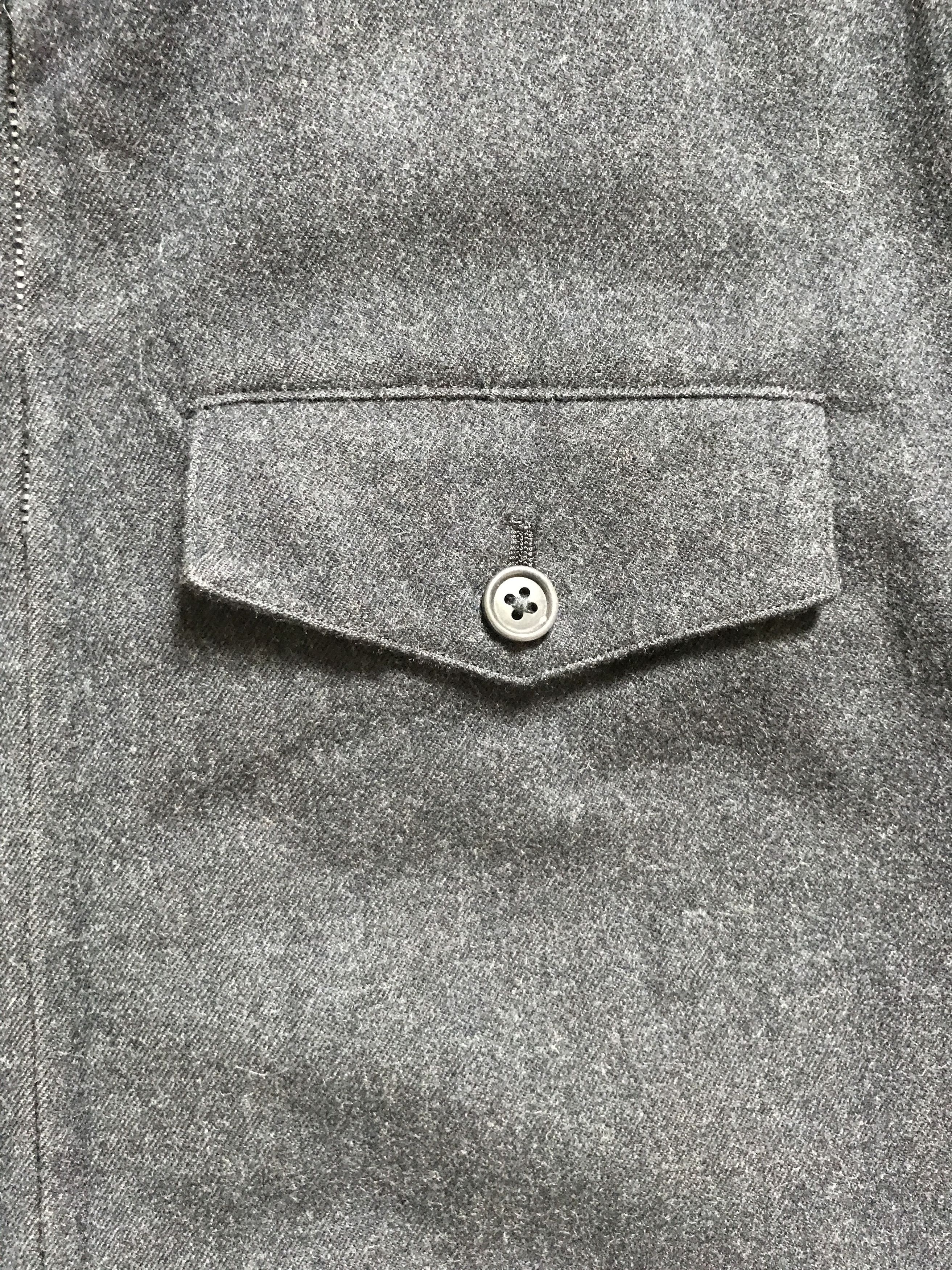 Designer × Margaret Howell 💥DESIGNER💥JW2 MARGARETT HOWELL Light Wool Bomber Jacket Size US L / EU 52-54 / 3 - 7 Thumbnail