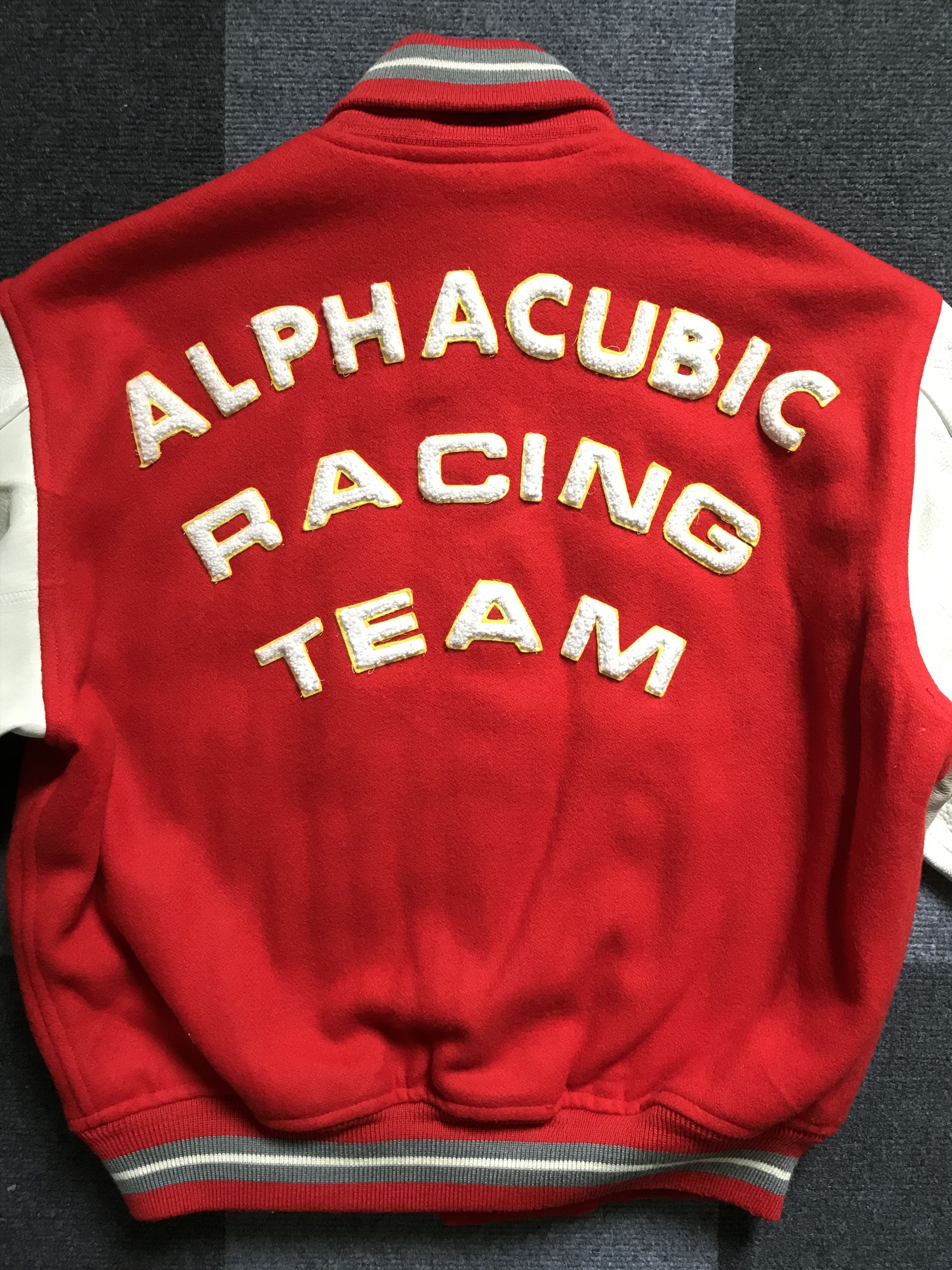 Japanese Brand JW3 Vintage ALPHA CUBIC RACING TEAM Japan Varsity Jacket Size US S / EU 44-46 / 1 - 12 Thumbnail