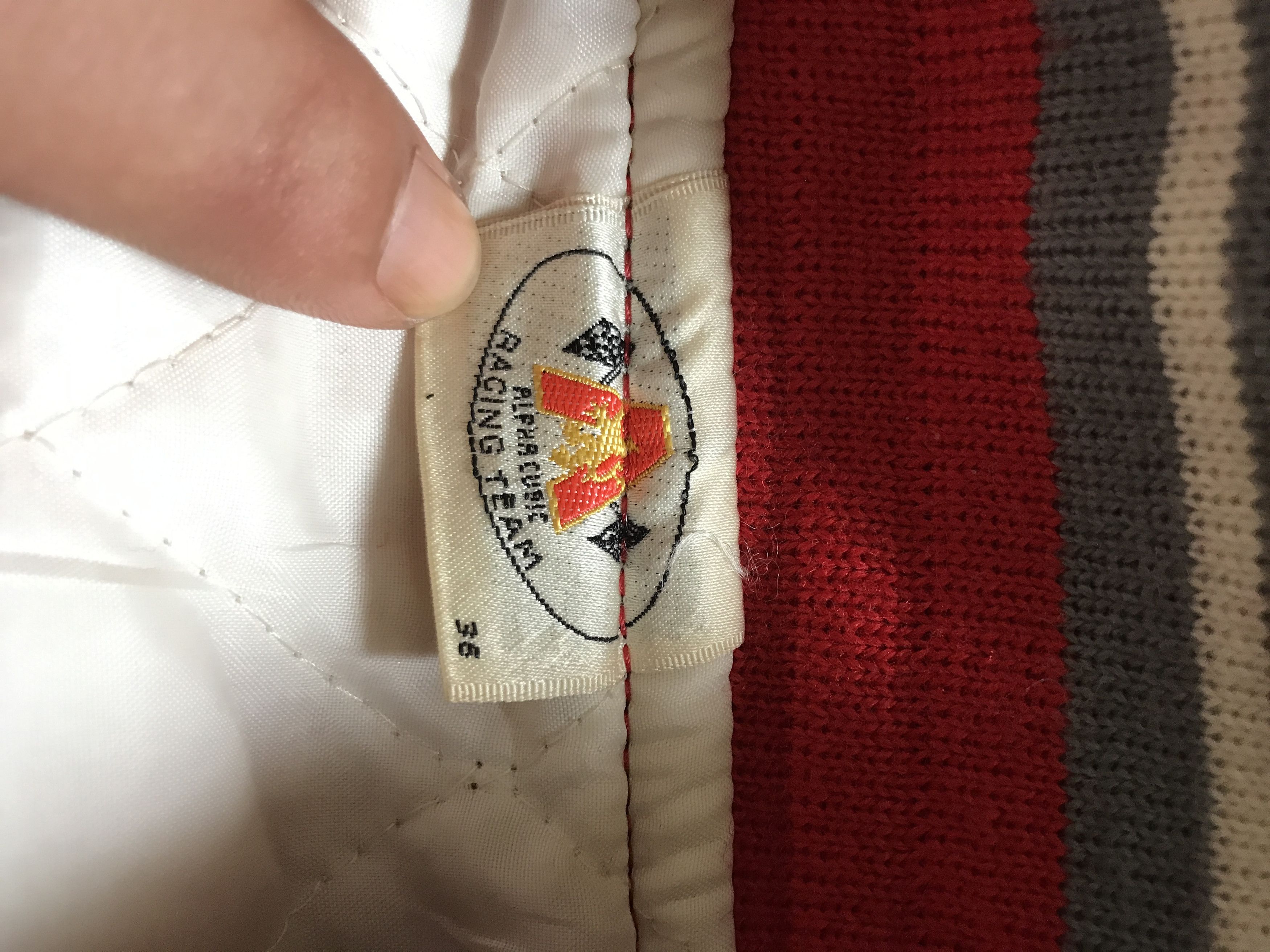 JW3 Vintage ALPHA CUBIC RACING TEAM Japan Varsity Jacket