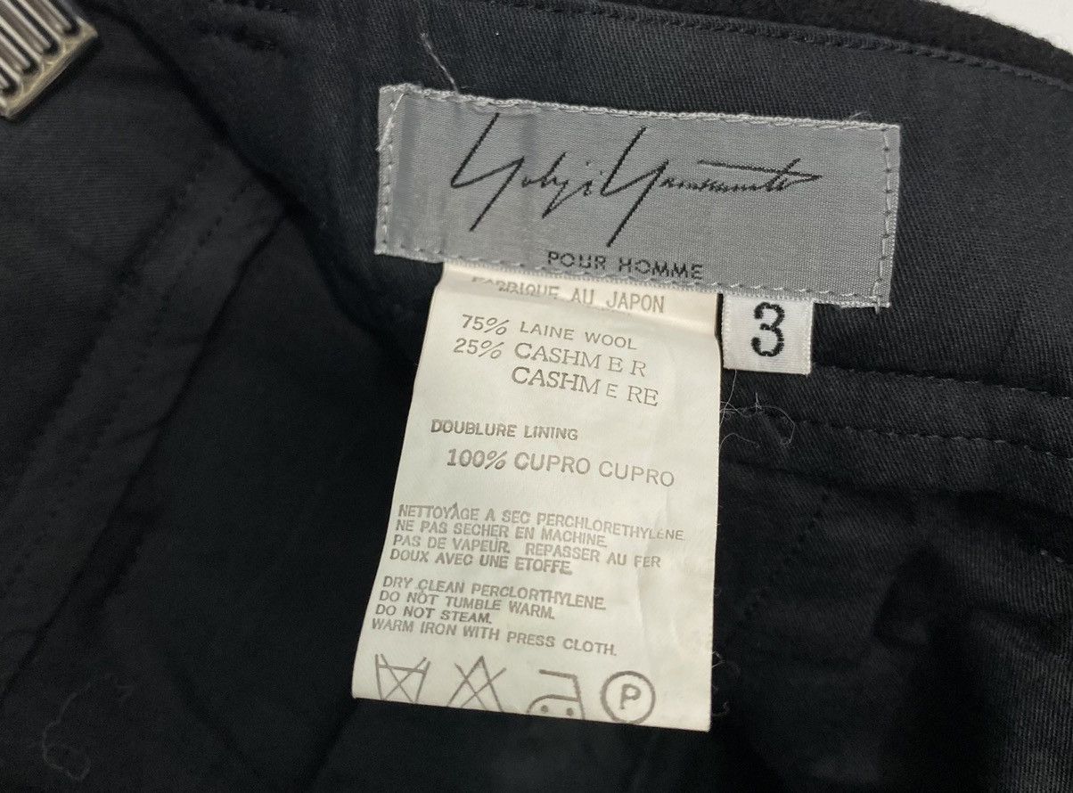 Yohji Yamamoto Yohji yamamoto sighnature spring summer 2008 cashmere pant Size US 32 / EU 48 - 4 Thumbnail