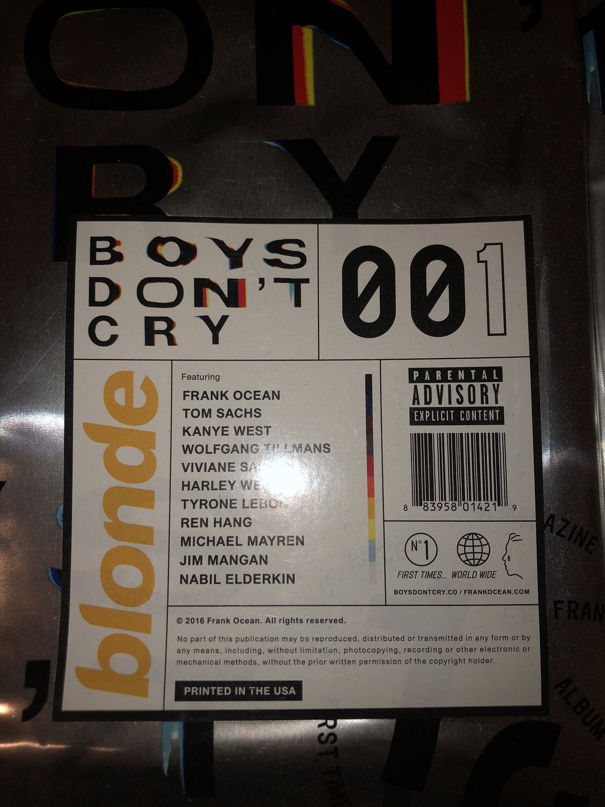 Boy Don’t Cry Magazine