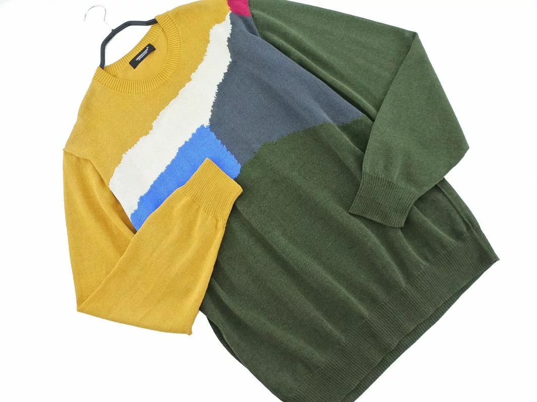 Sweaters Knitwear Multicolor Knitted Switching