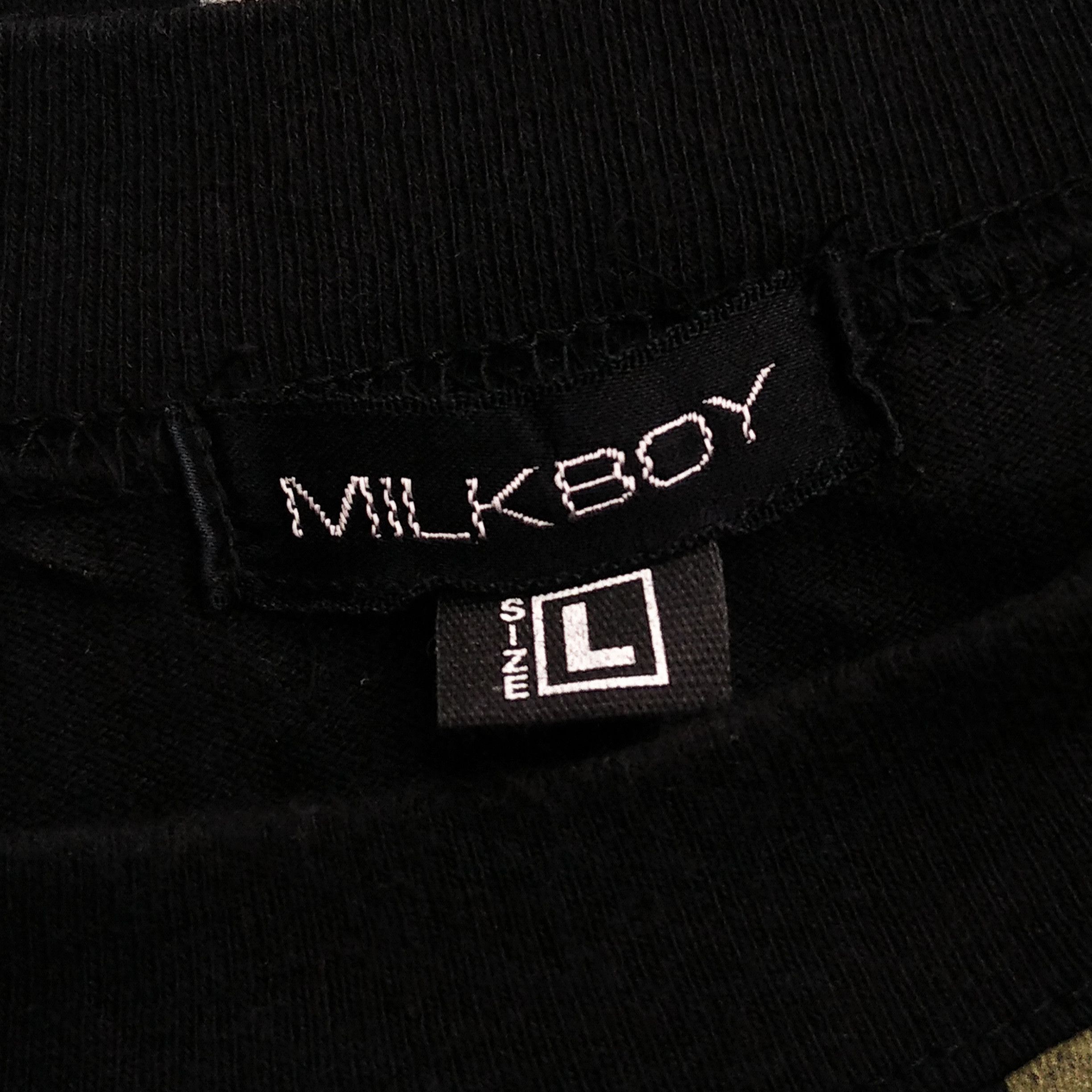 20471120 Vintage 90s MILKBOY Longsleeve Single Stitch Size US L / EU 52-54 / 3 - 5 Thumbnail