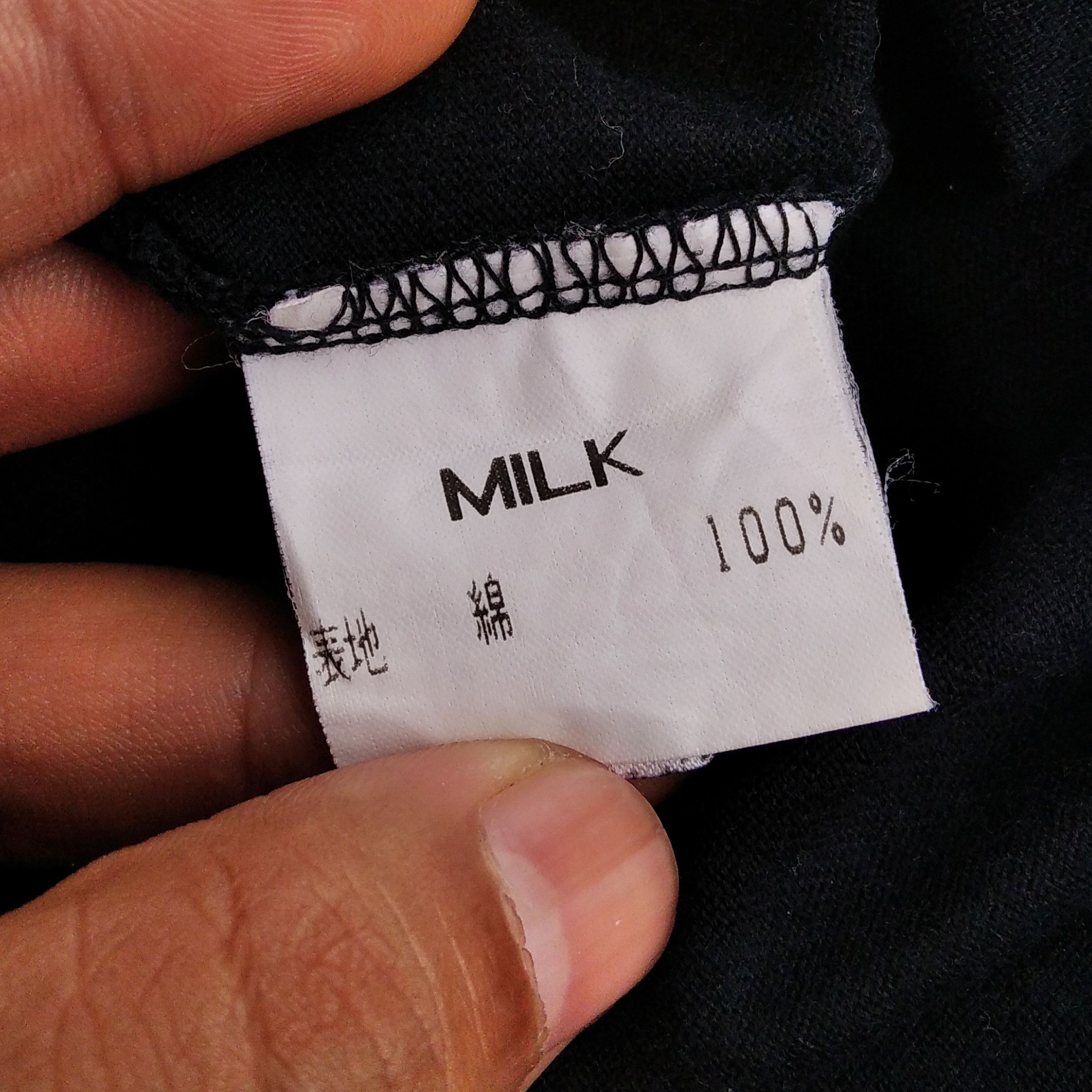 20471120 Vintage 90s MILKBOY Longsleeve Single Stitch Size US L / EU 52-54 / 3 - 7 Thumbnail