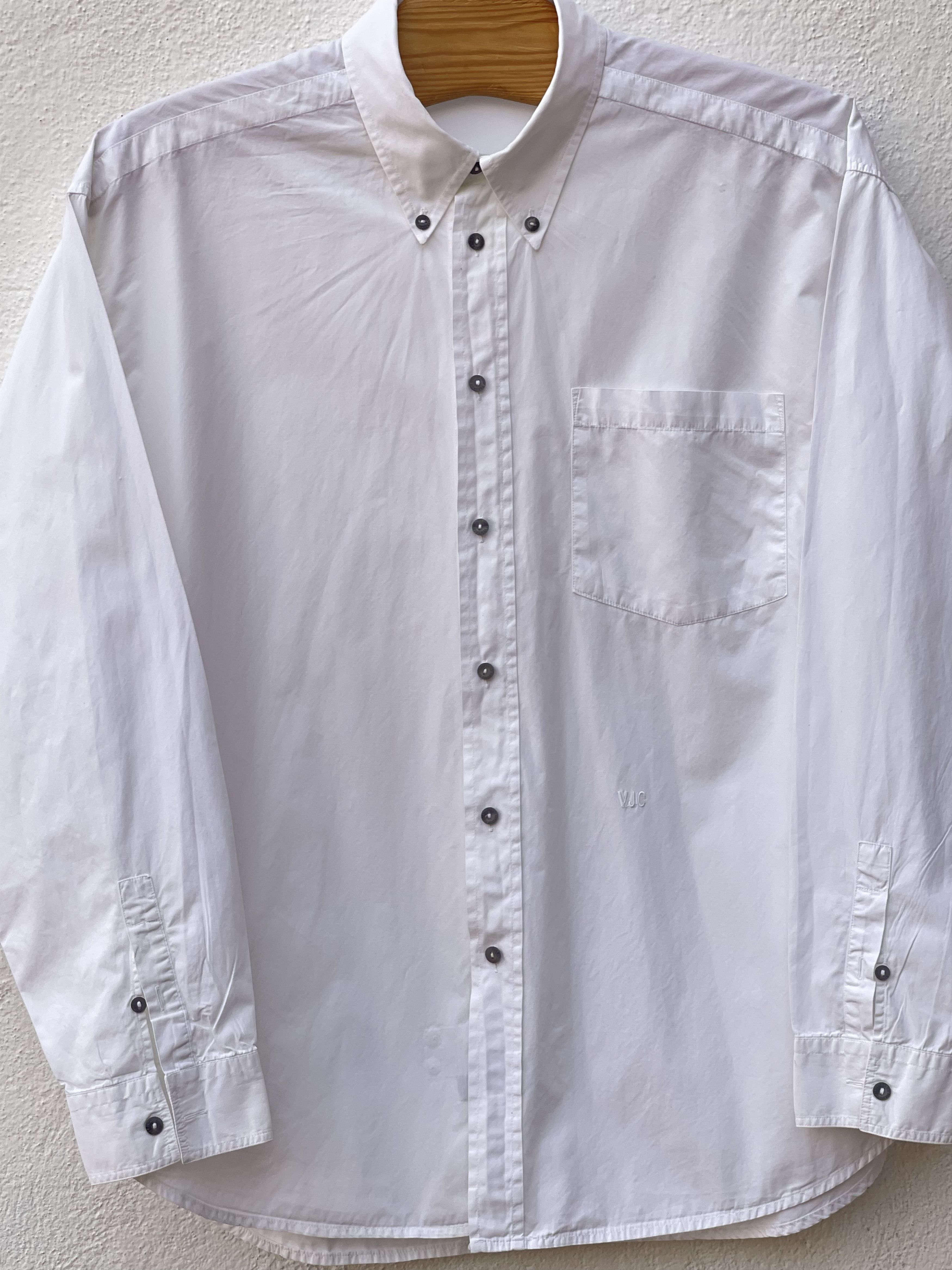 Versace 🔥 versace white shirt cotton size xl / xxl Size US XXL / EU 58 / 5 - 1 Thumbnail