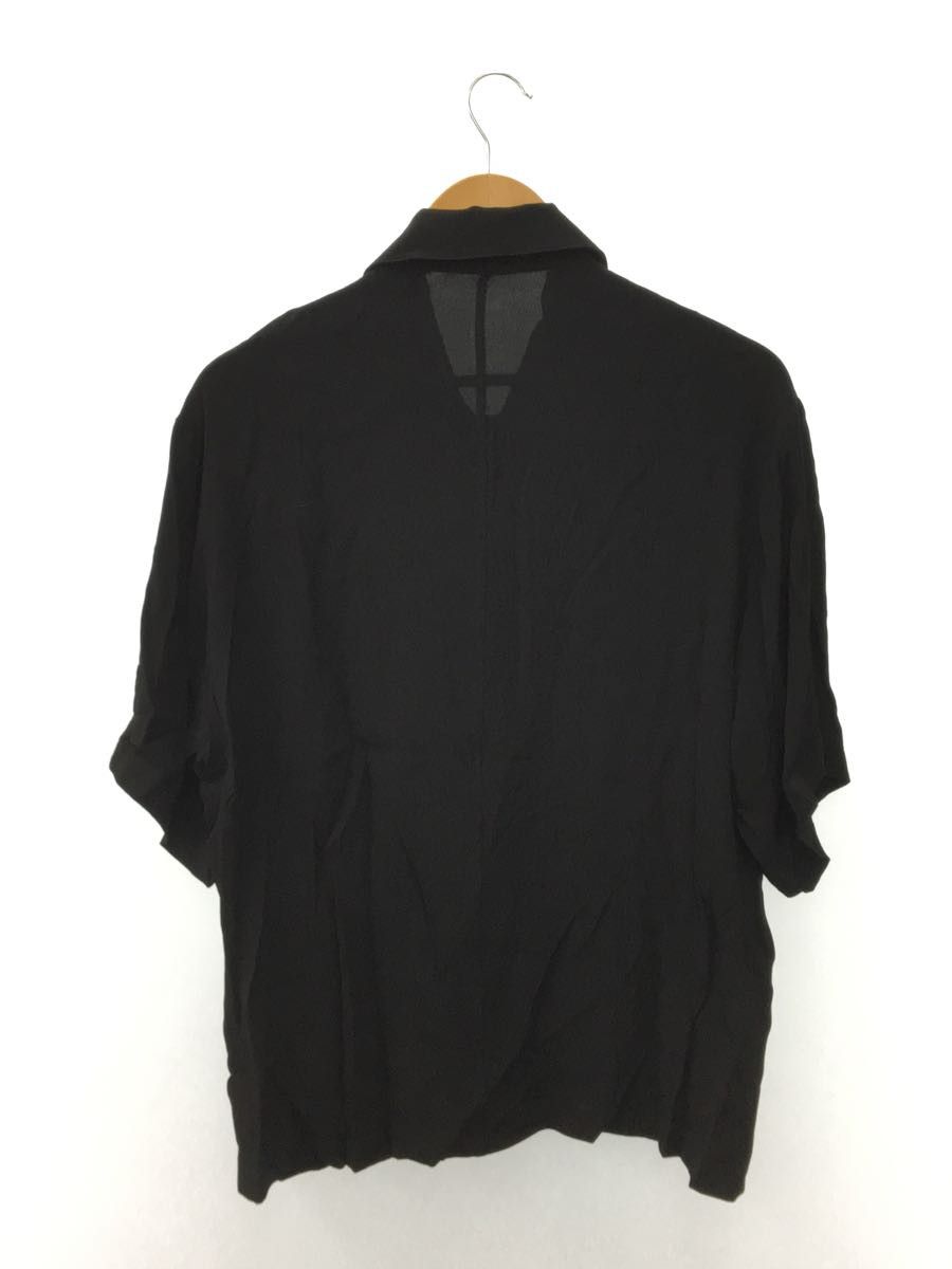 Shirts (Button Ups) Black Chest Printed Rayon