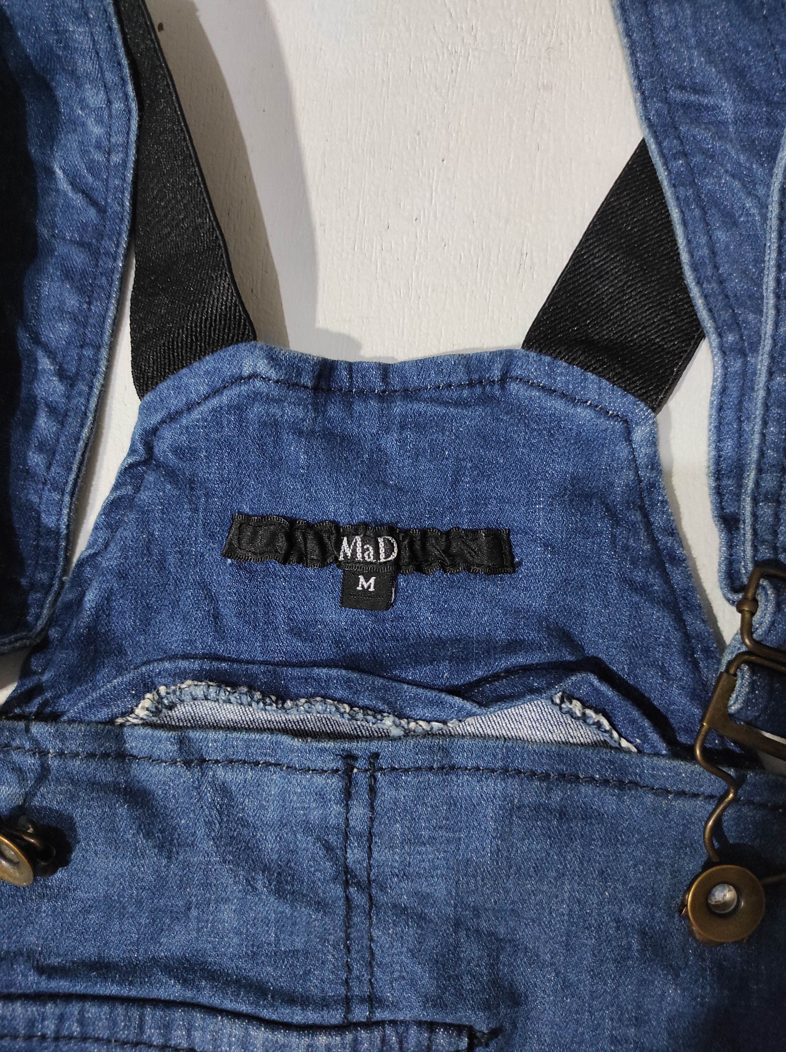 Japanese Brand MAD Overall Jumpsuit Denim Jeans size M Size US 34 / EU 50 - 4 Thumbnail