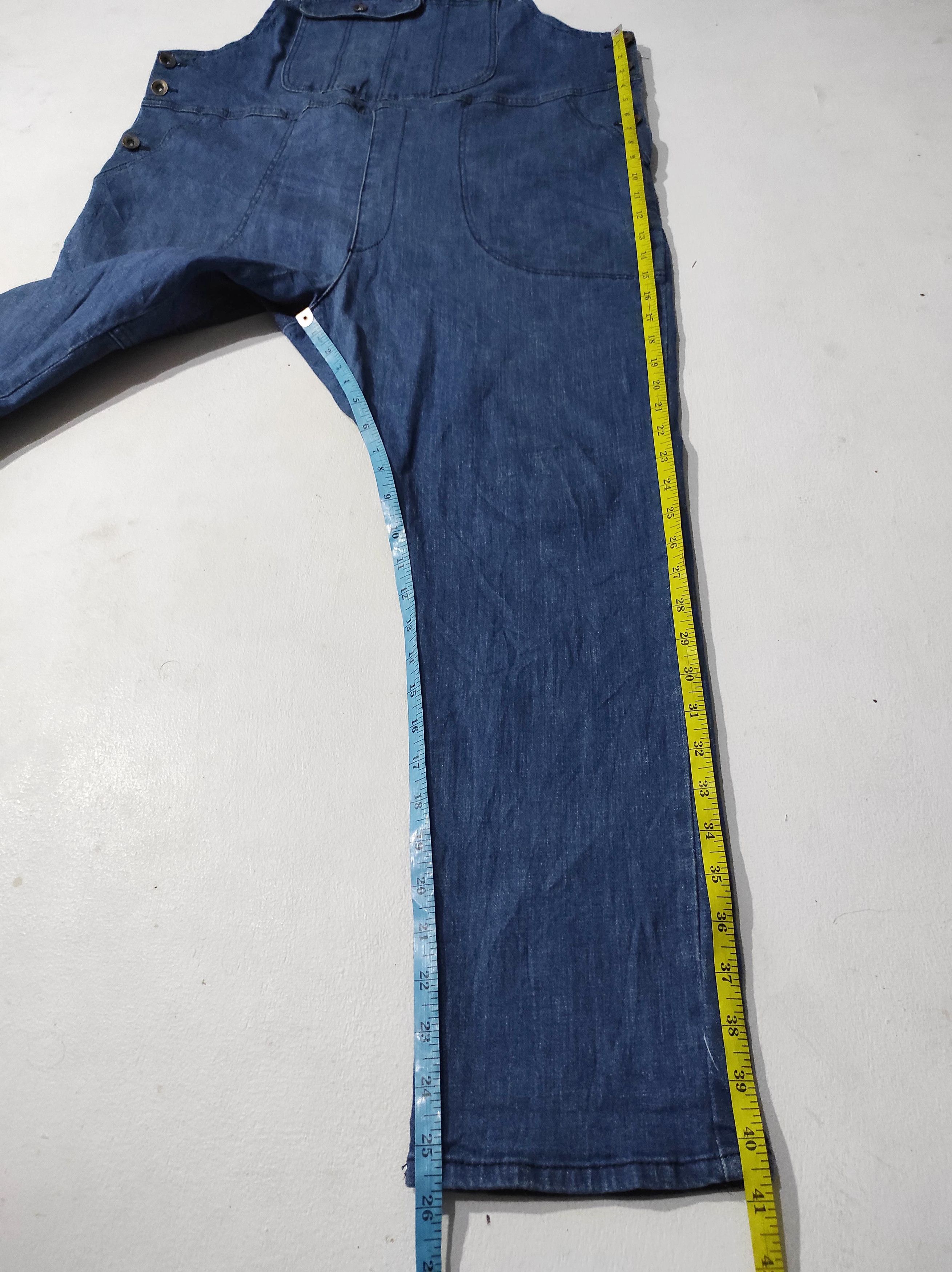 Japanese Brand MAD Overall Jumpsuit Denim Jeans size M Size US 34 / EU 50 - 17 Thumbnail