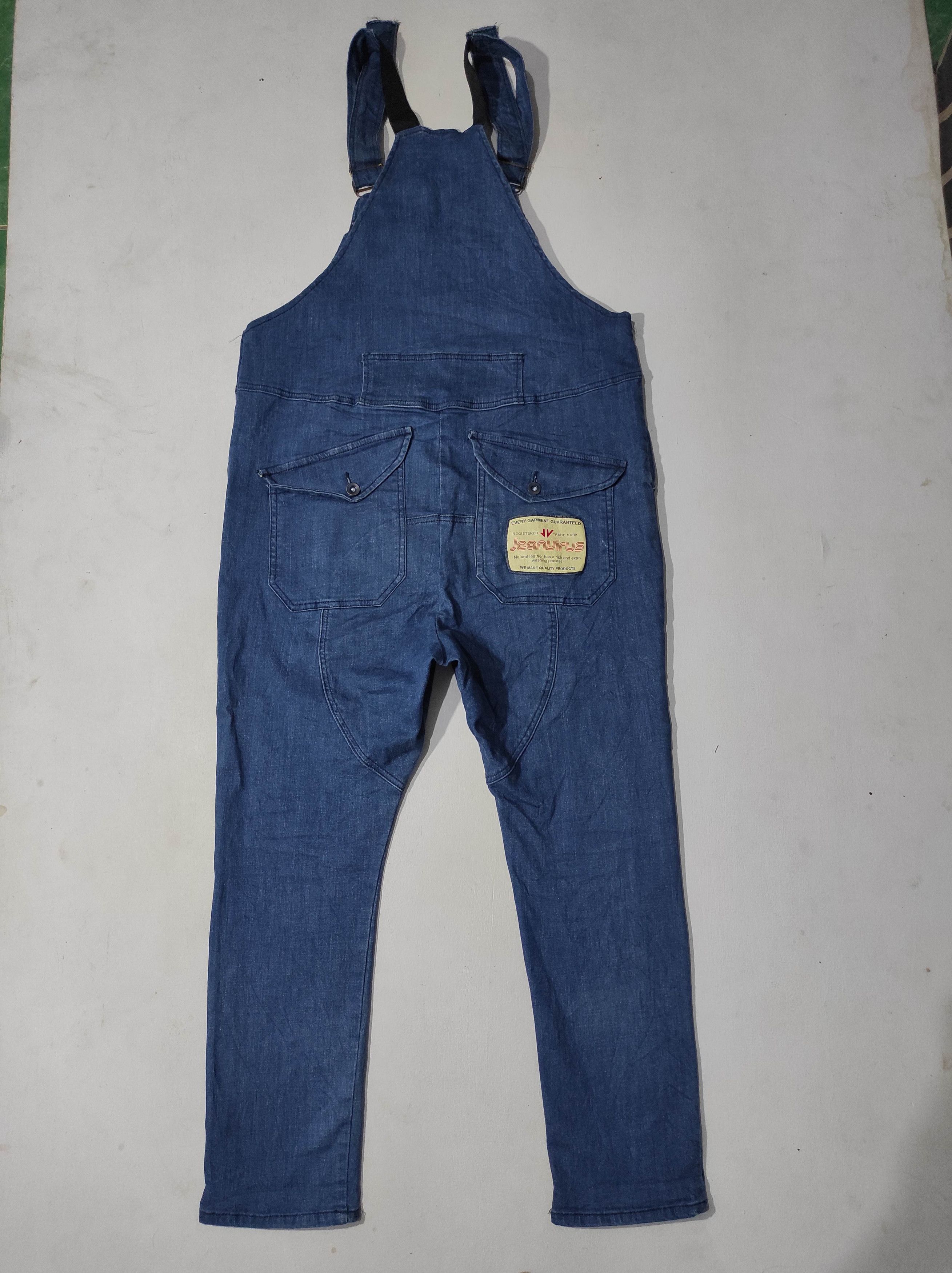 Japanese Brand MAD Overall Jumpsuit Denim Jeans size M Size US 34 / EU 50 - 9 Thumbnail