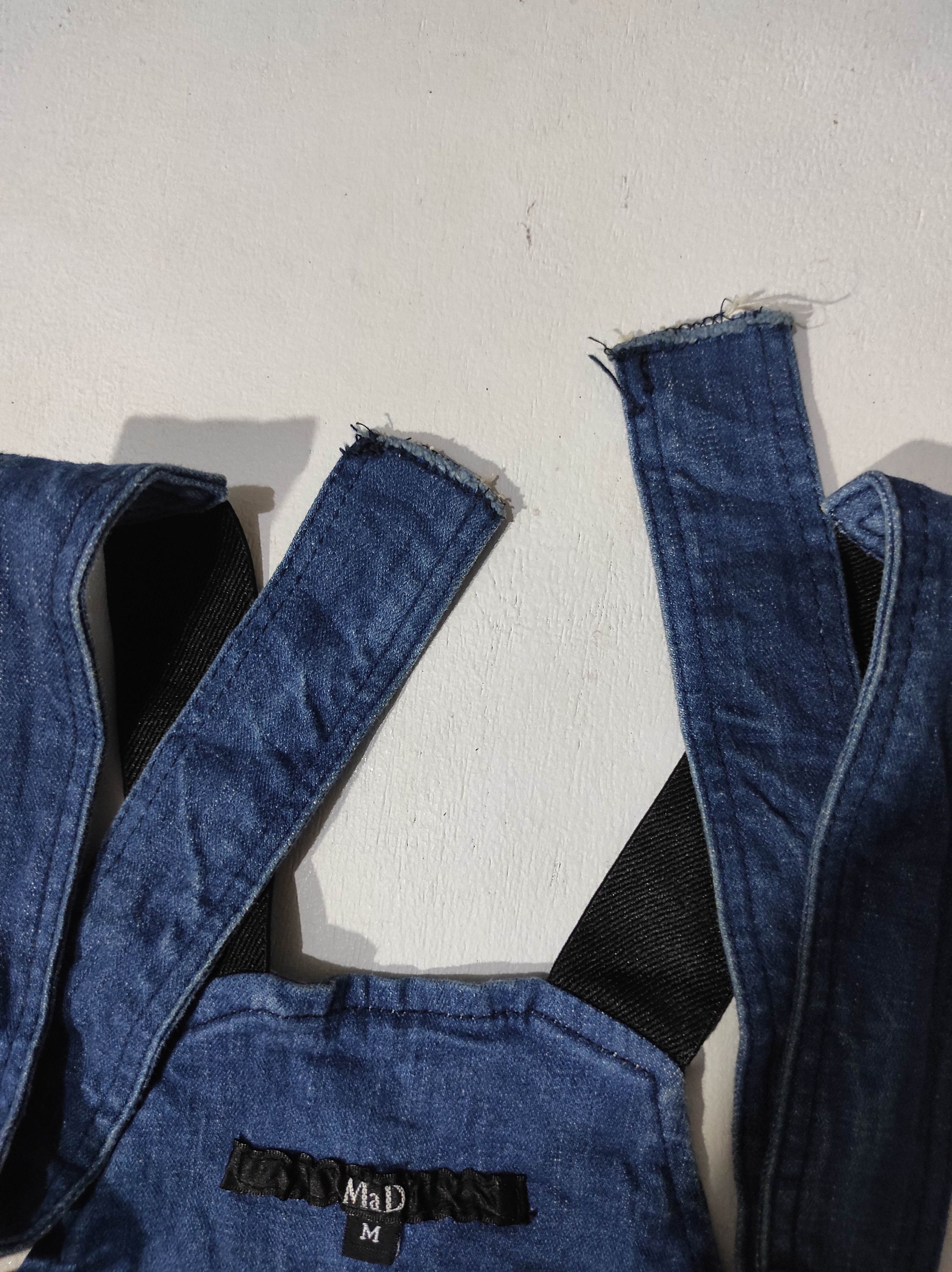 Japanese Brand MAD Overall Jumpsuit Denim Jeans size M Size US 34 / EU 50 - 7 Thumbnail