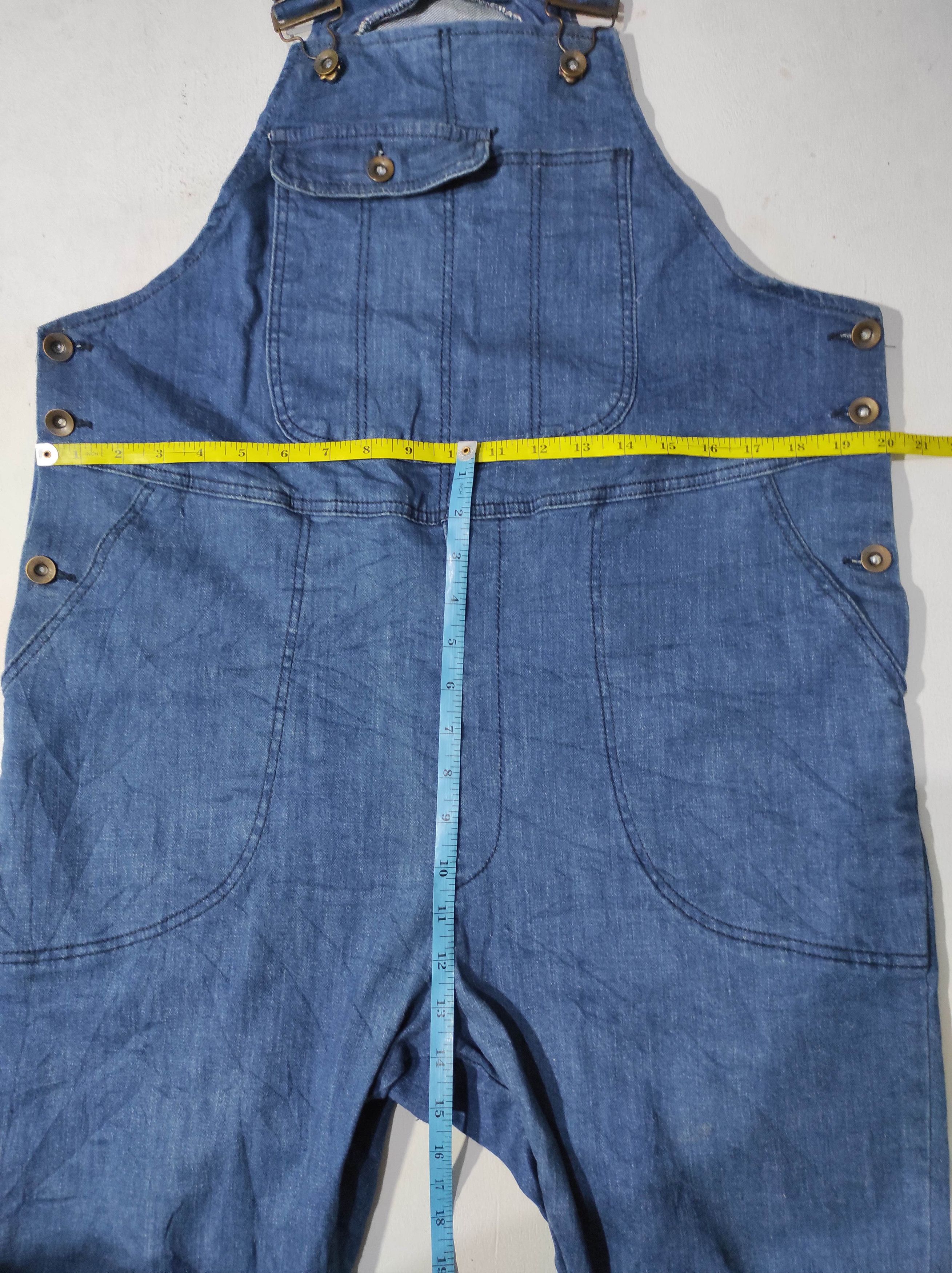 Japanese Brand MAD Overall Jumpsuit Denim Jeans size M Size US 34 / EU 50 - 13 Thumbnail