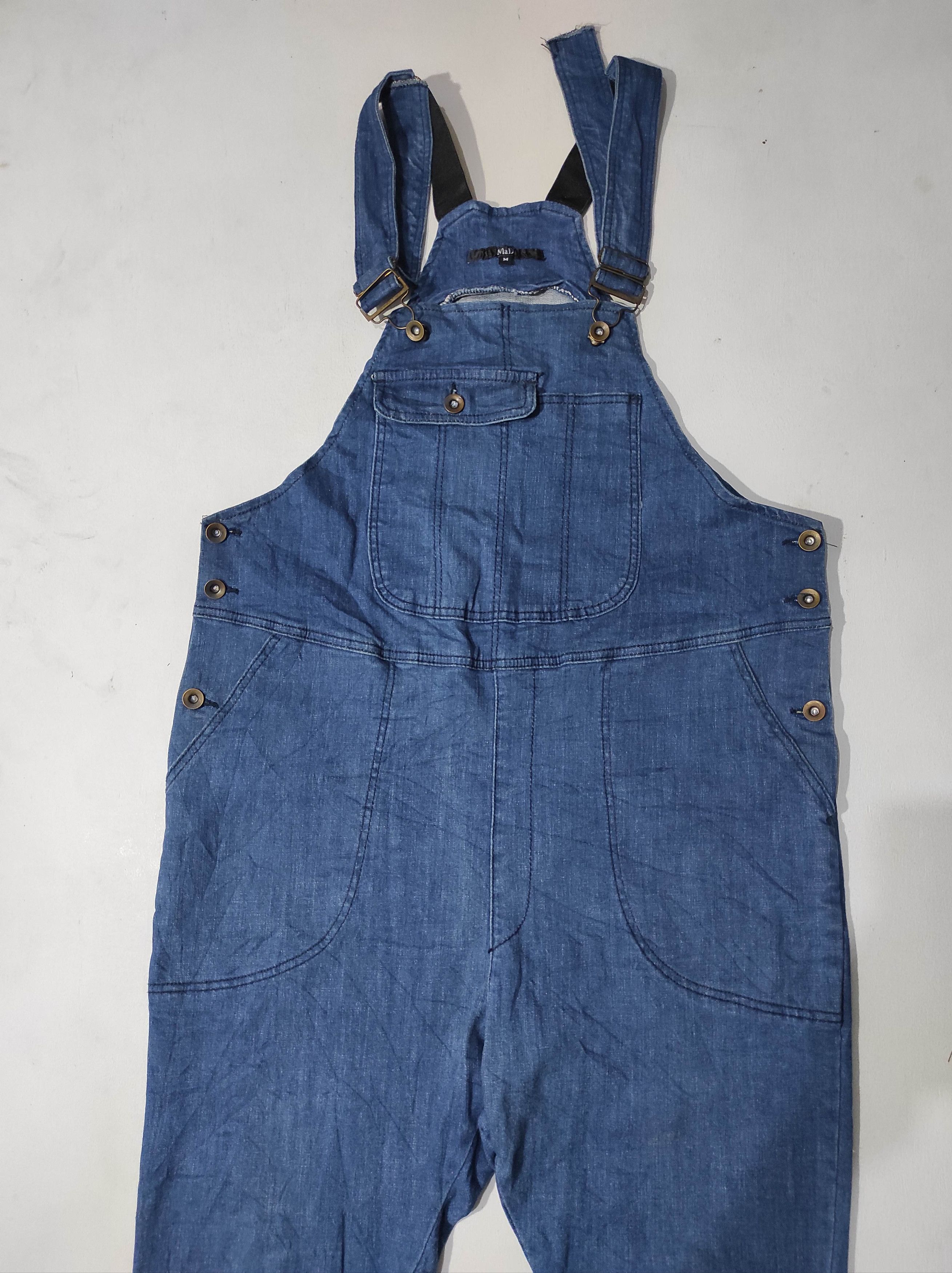 Japanese Brand MAD Overall Jumpsuit Denim Jeans size M Size US 34 / EU 50 - 2 Thumbnail
