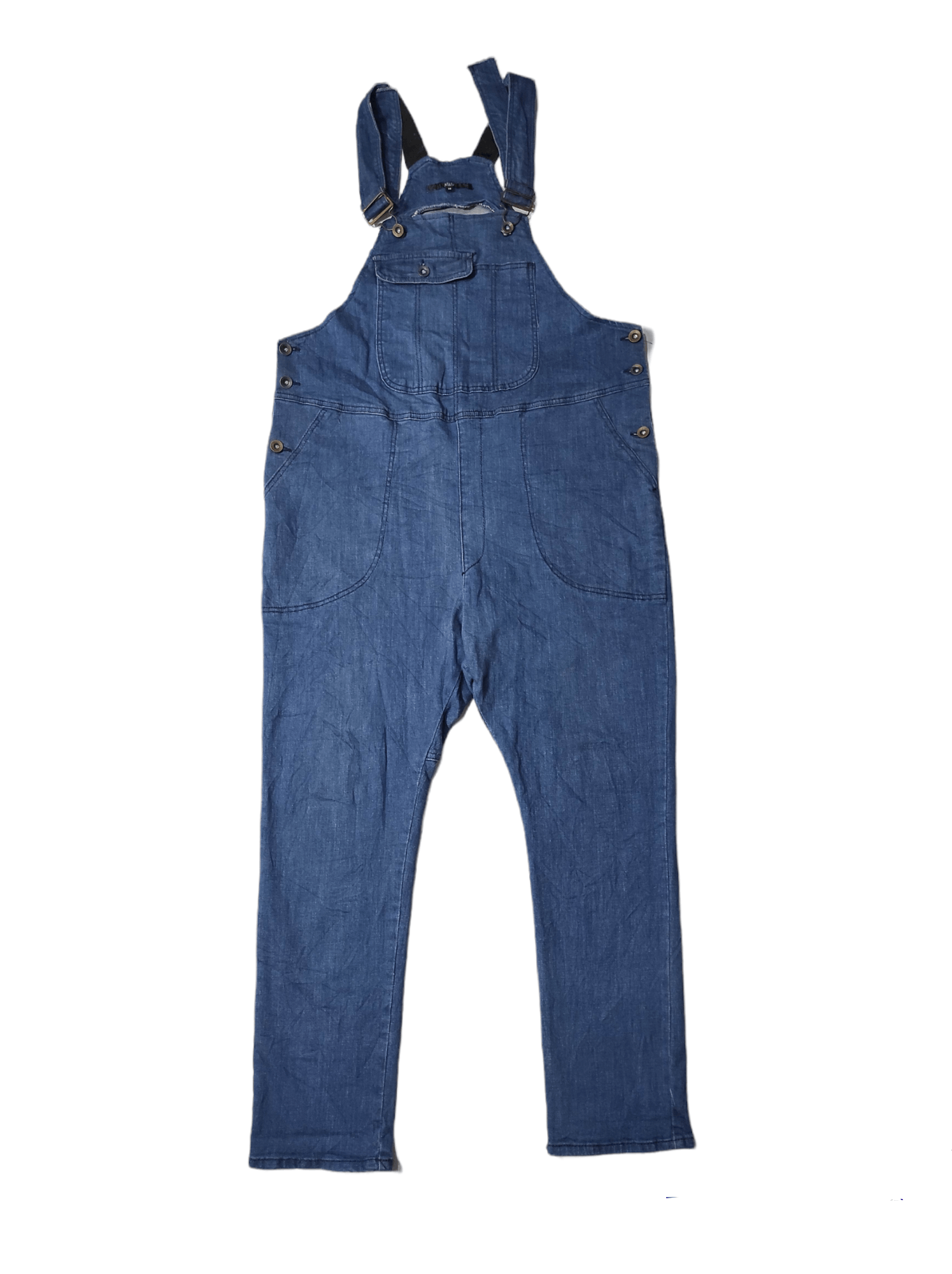 Japanese Brand MAD Overall Jumpsuit Denim Jeans size M Size US 34 / EU 50 - 1 Thumbnail