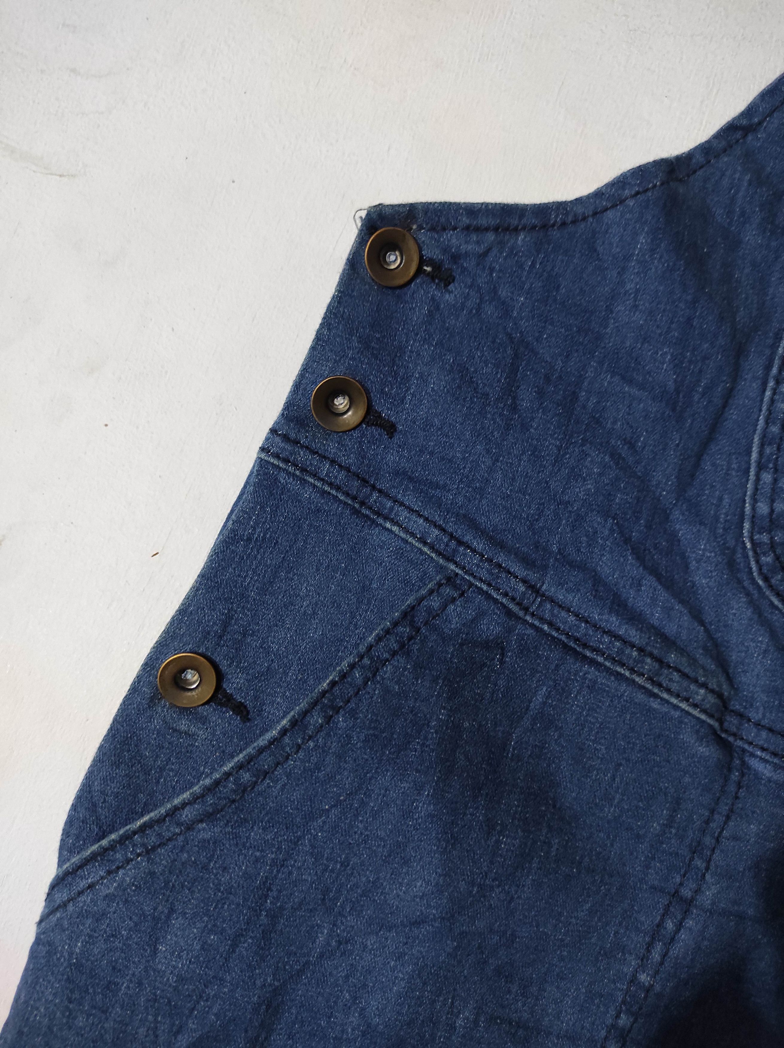 Japanese Brand MAD Overall Jumpsuit Denim Jeans size M Size US 34 / EU 50 - 6 Thumbnail