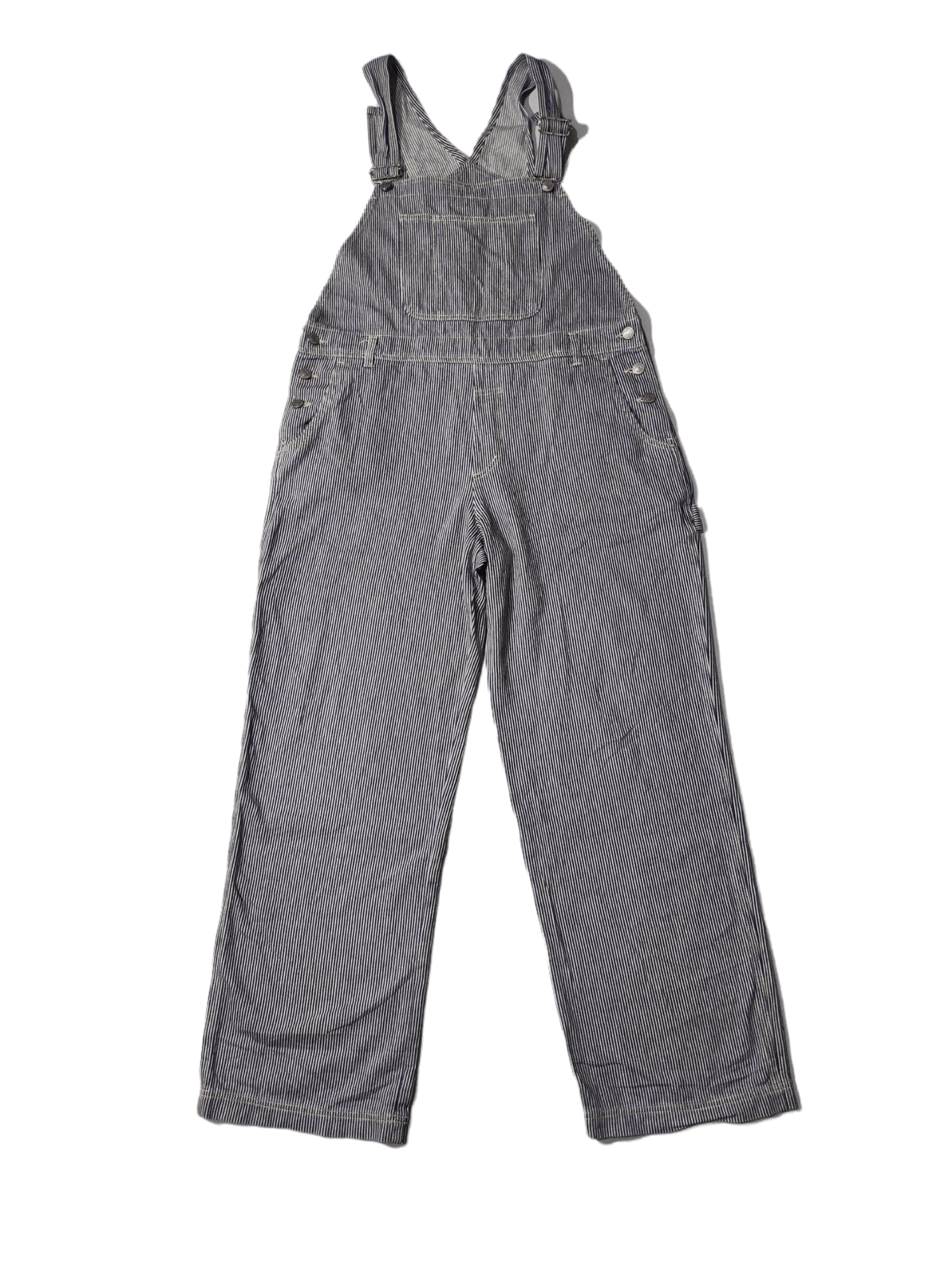 Japanese Brand Multipocket Hickory overall denim Size US 34 / EU 50 - 1 Thumbnail