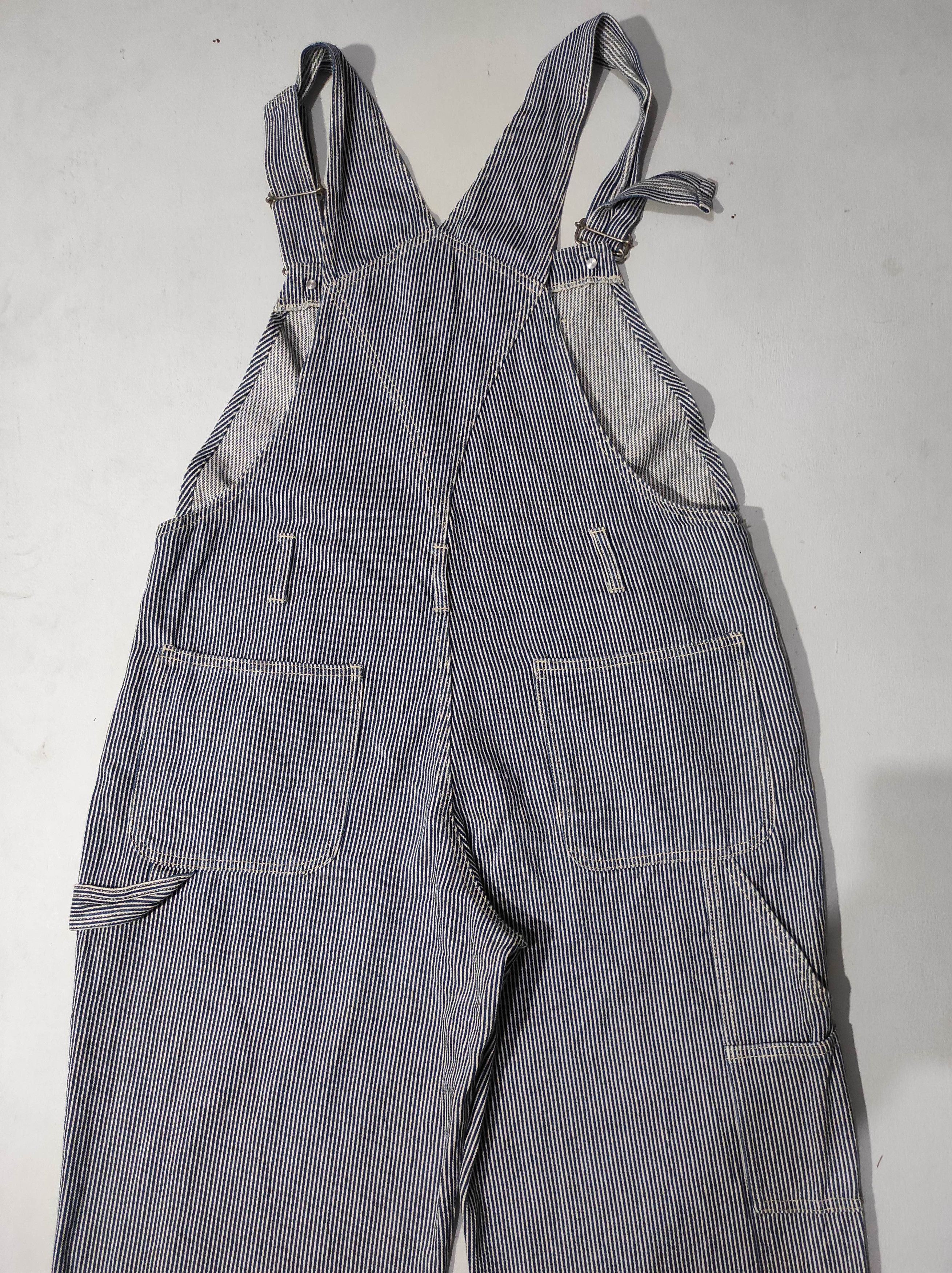 Japanese Brand Multipocket Hickory overall denim Size US 34 / EU 50 - 10 Thumbnail