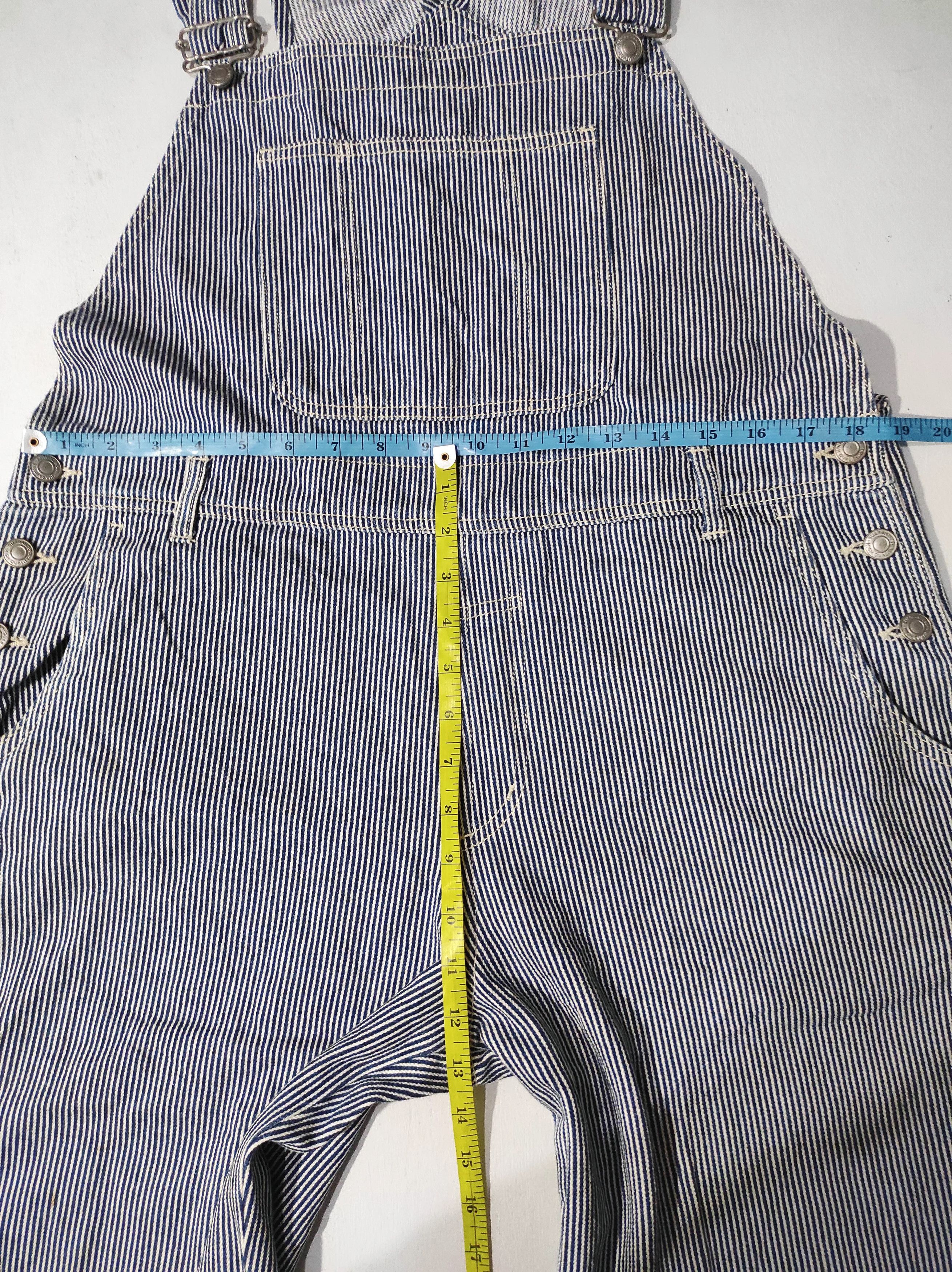 Japanese Brand Multipocket Hickory overall denim Size US 34 / EU 50 - 12 Thumbnail