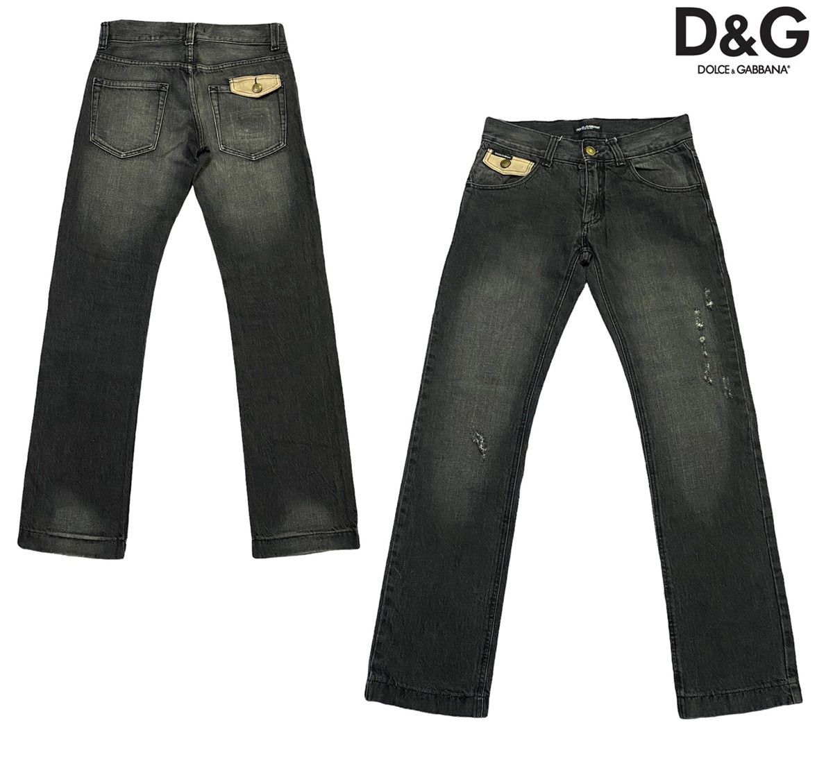 Dolce & Gabbana Dolce & Cabbana Ripped Distressed Denim Pants Size US 32 / EU 48 - 1 Thumbnail
