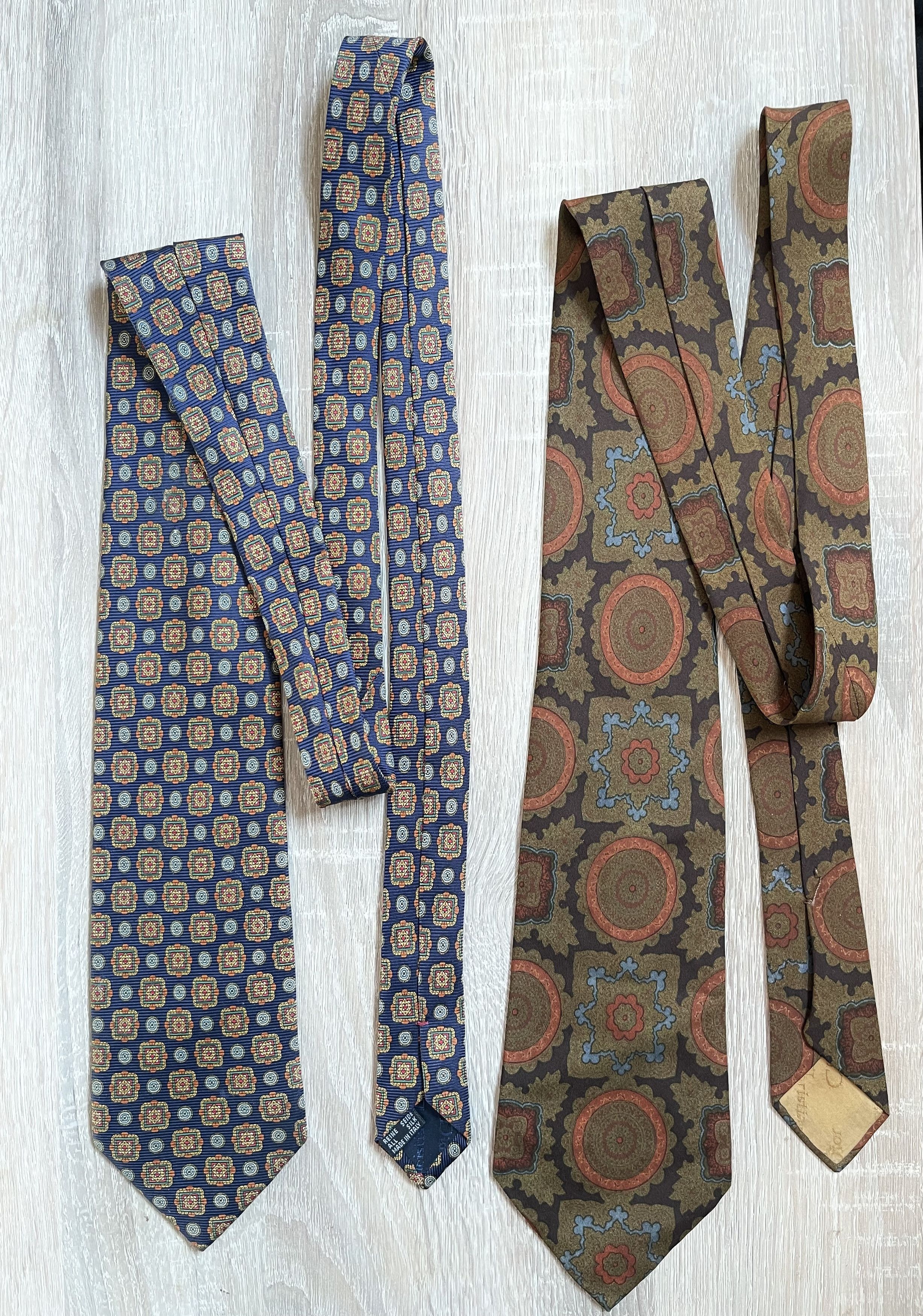 Christian Dior Monsieur 🔥 2 x christian Dior silk Ties France italy Size ONE SIZE - 1 Thumbnail