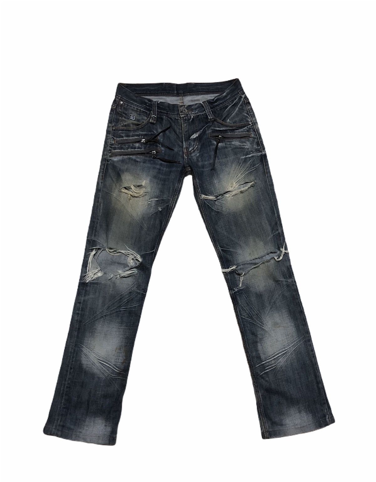 ❌ON SALE❌ 90’s Distressed Ripped Jeans Dirty Design