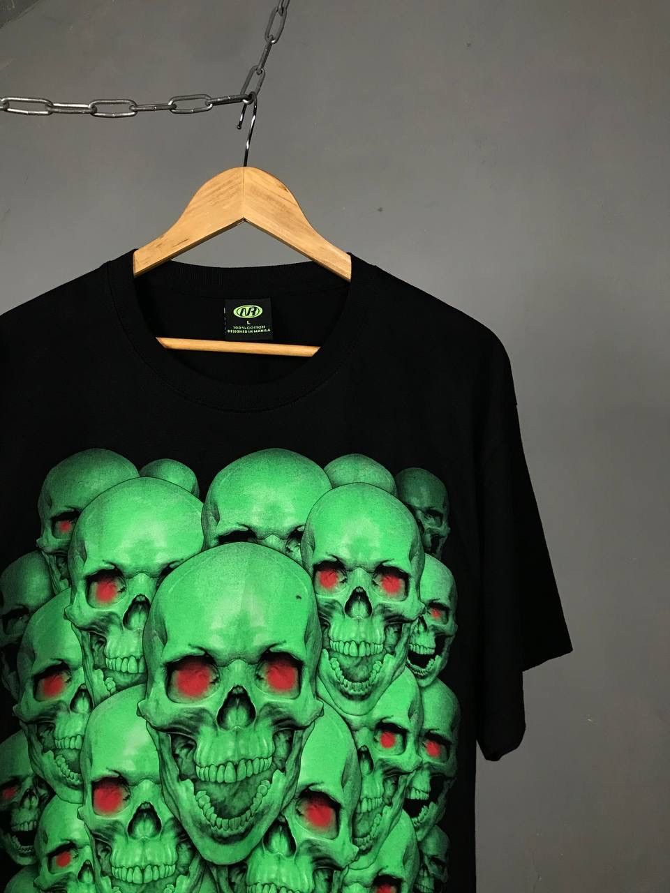 Vintage Skulls vintage rock overprinted tee Size US L / EU 52-54 / 3 - 3 Thumbnail